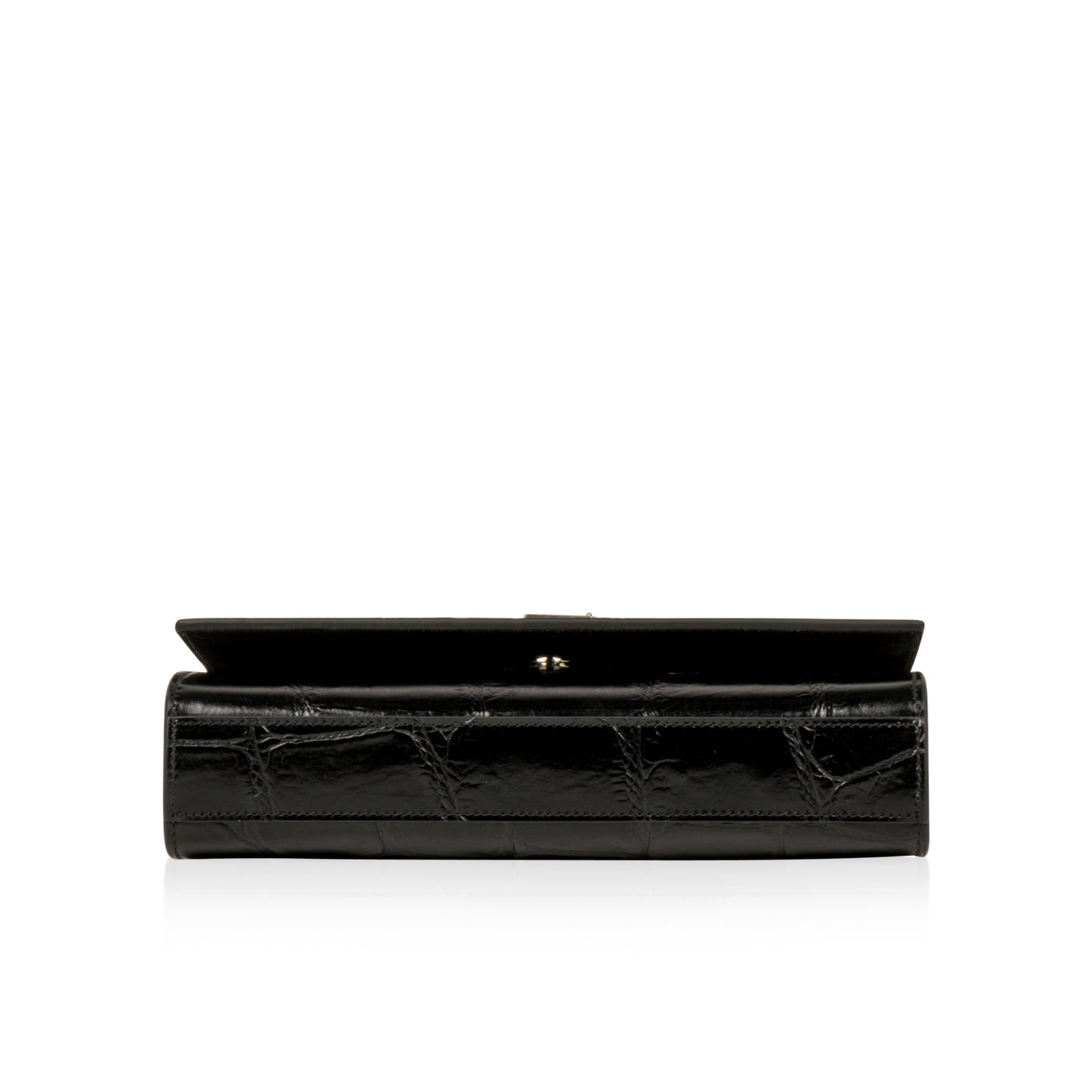 Saint Laurent Kate Croc Embossed