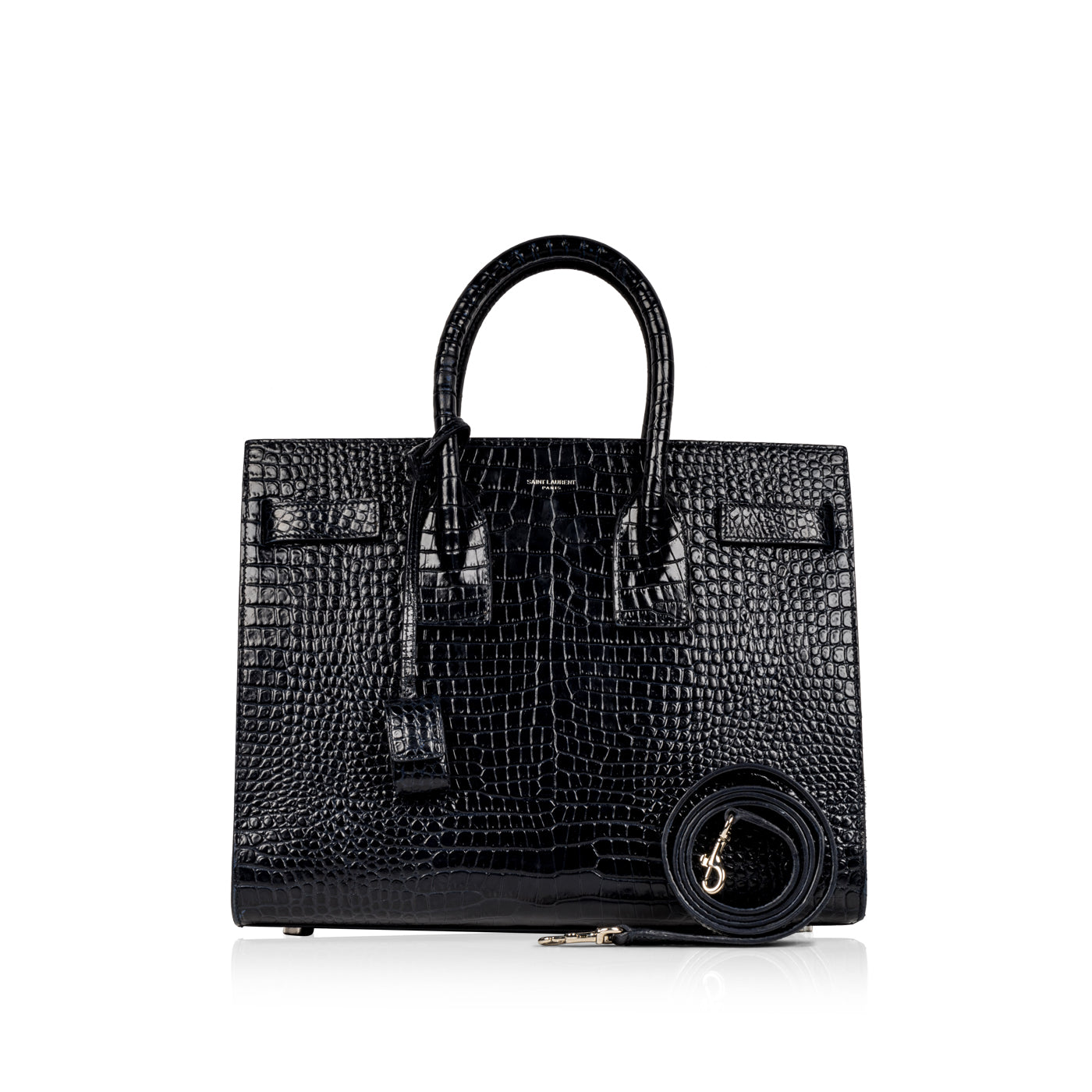 Saint Laurent Small Sac de Jour - Croc Embossed