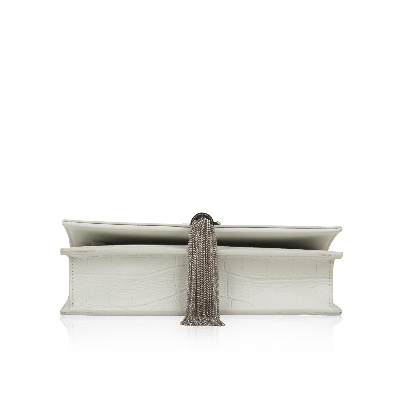 Saint Laurent Small Kate Tassel - Croc Embossed