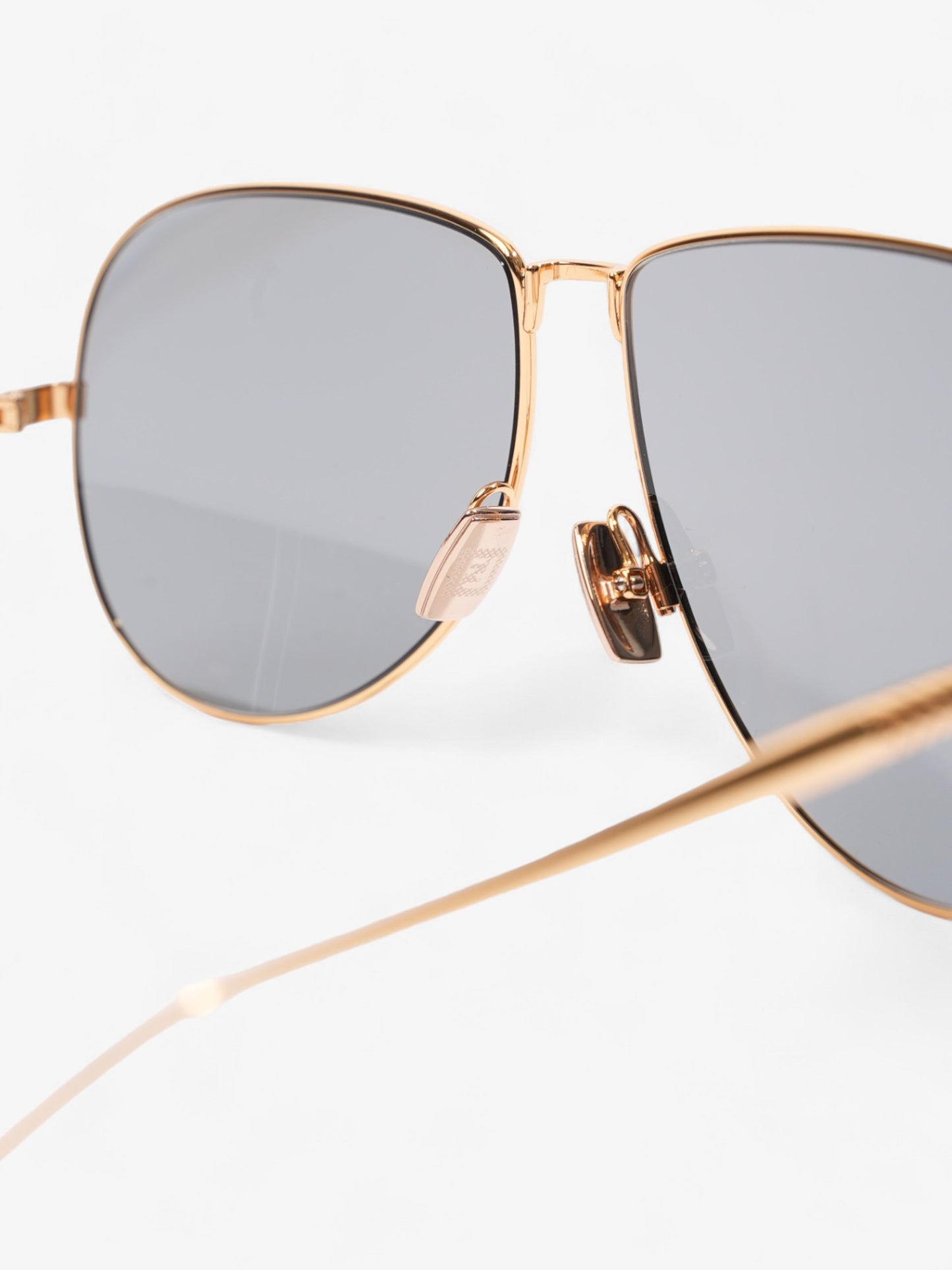 Fendi FF Travel Aviator Gold Acetate 145mm