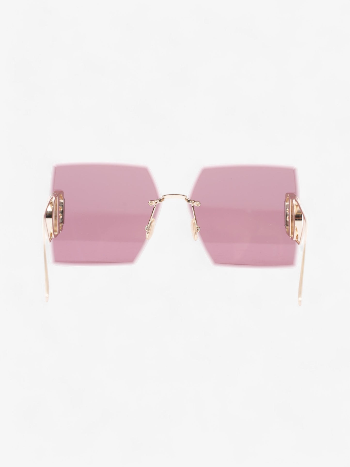 Christian Dior 30Montaigne Sunglasses Light Gold / Gradient Purple Acetate 135mm