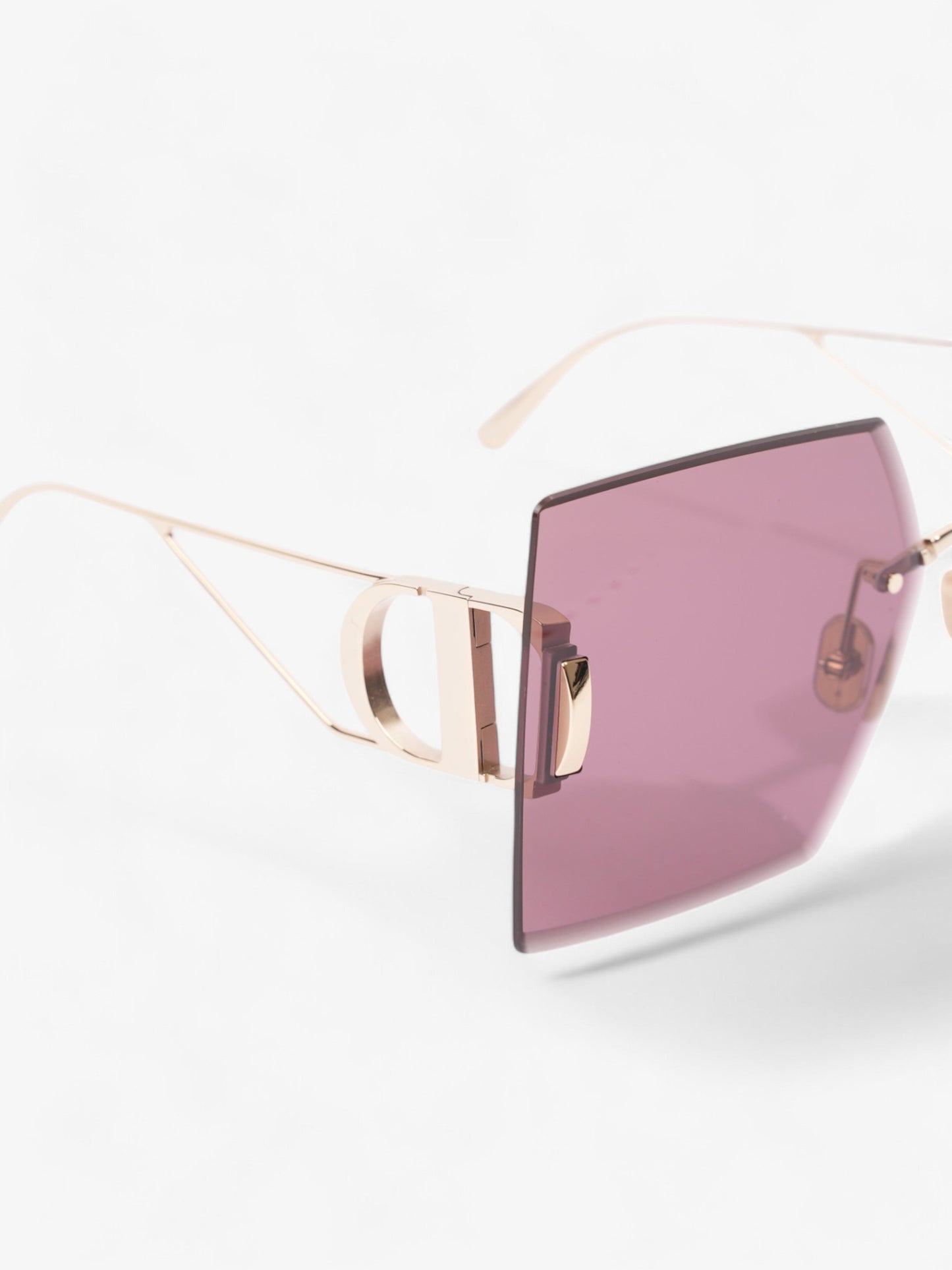 Christian Dior 30Montaigne Sunglasses Light Gold / Gradient Purple Acetate 135mm