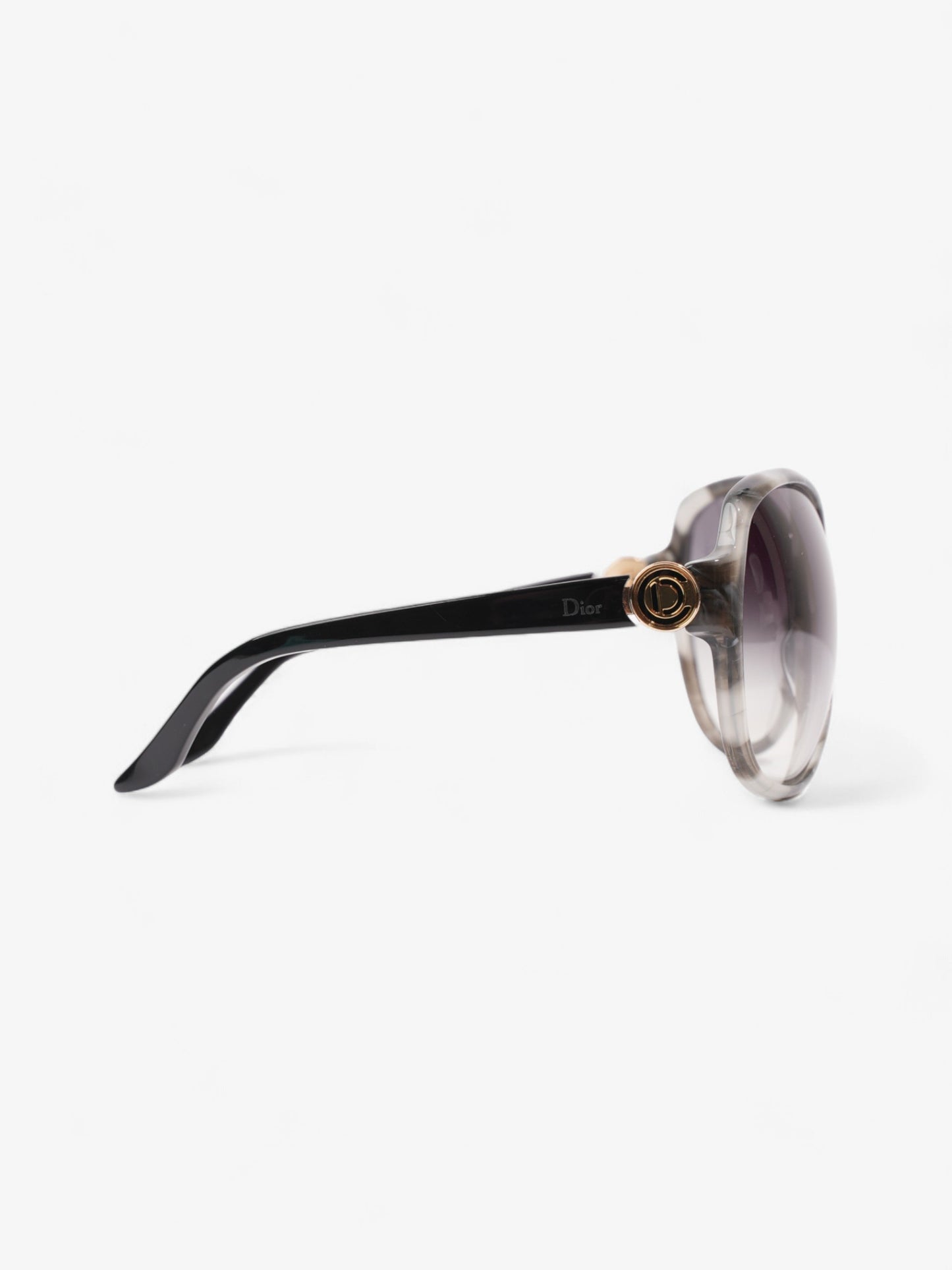 Christian Dior Sunglasses Black / Grey Acetate 120mm