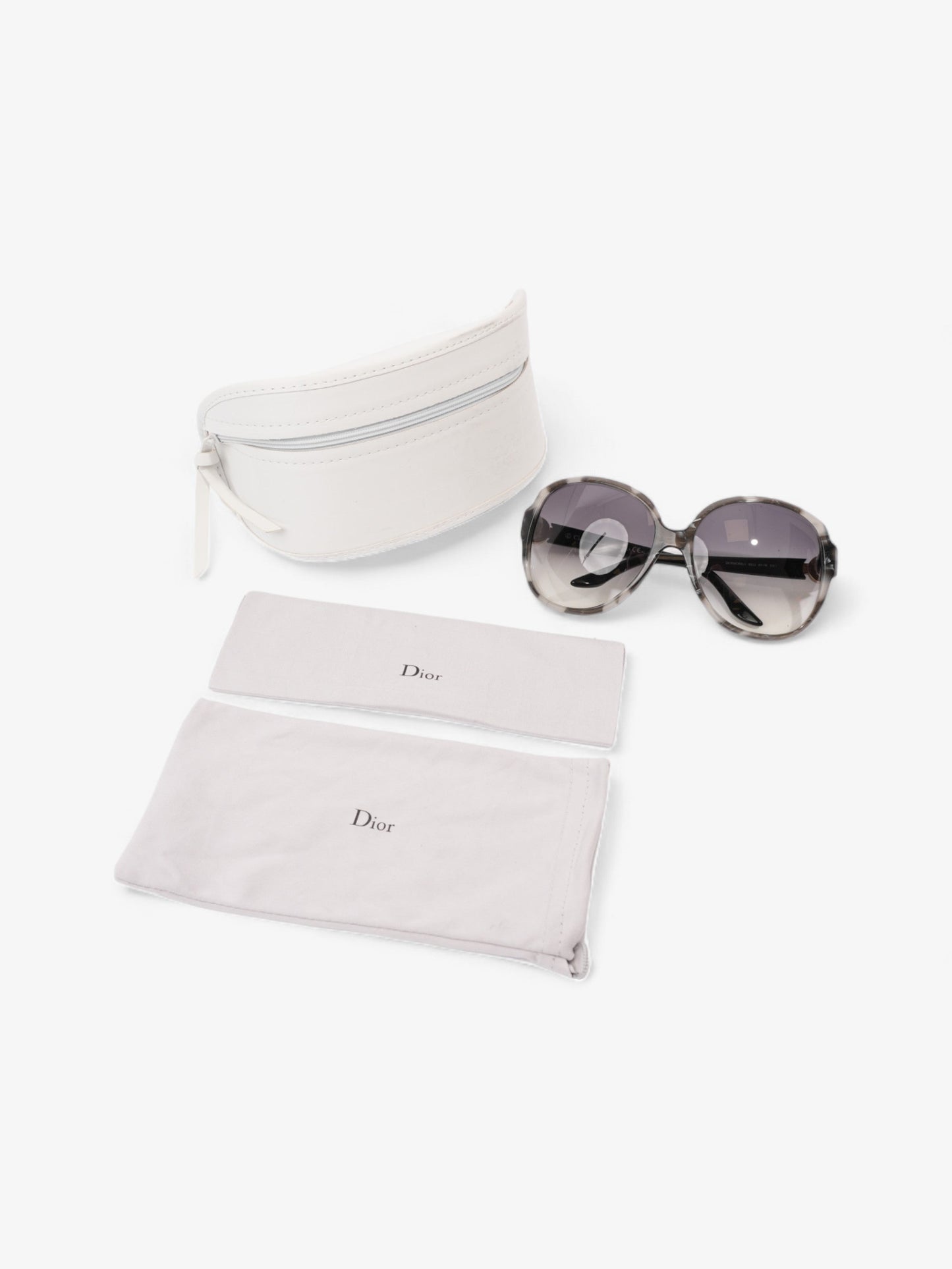 Christian Dior Sunglasses Black / Grey Acetate 120mm