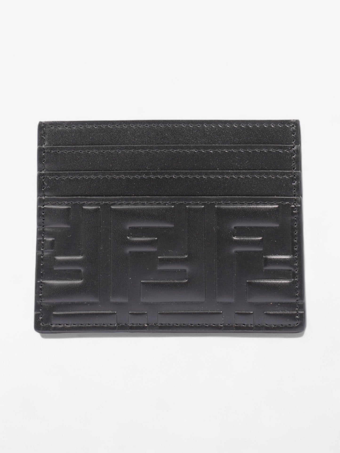 Fendi FF Cardholder Black Leather