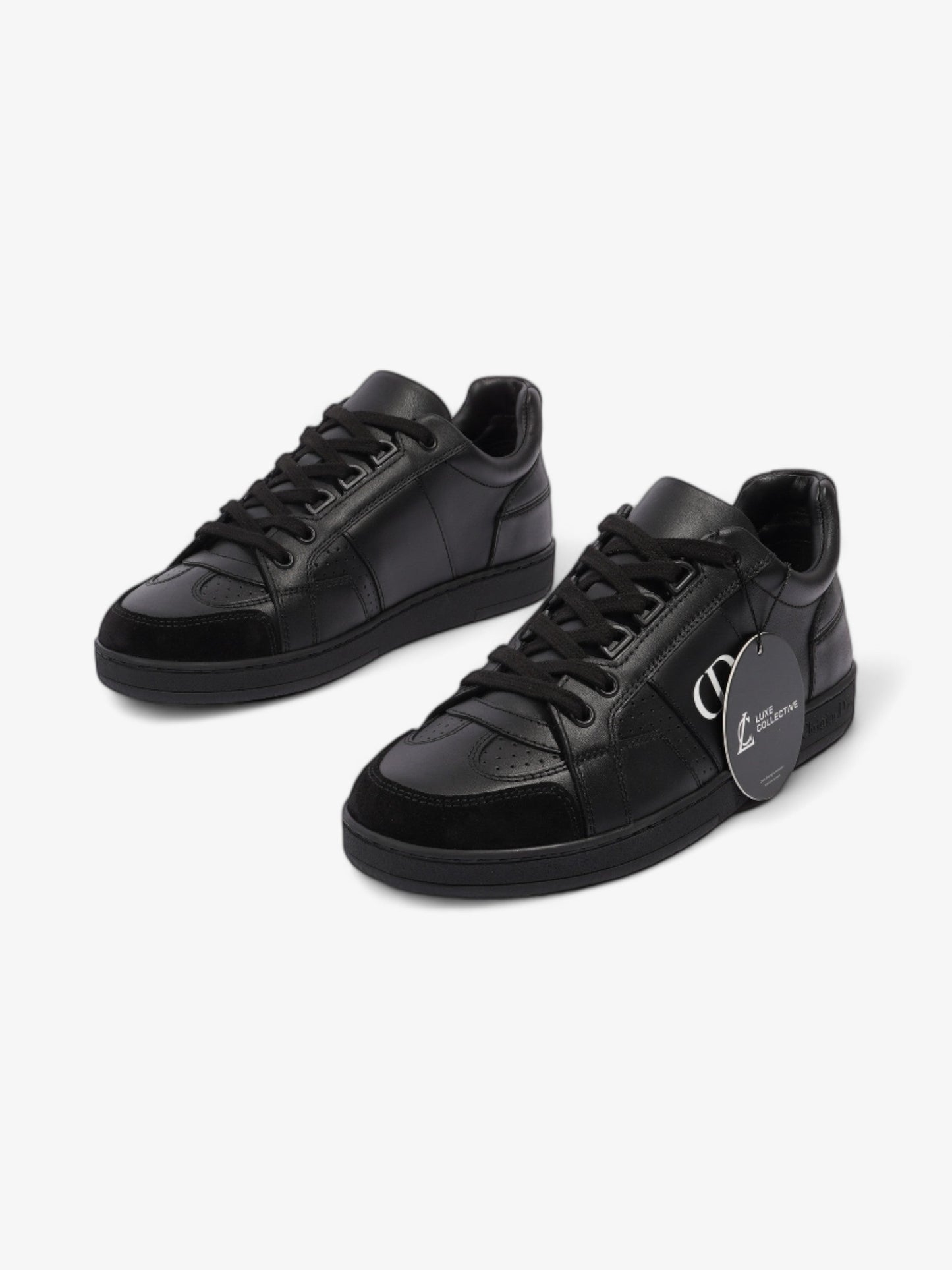 Christian Dior Low-top Sneakers Black / White Leather EU 36.5 UK 3.5