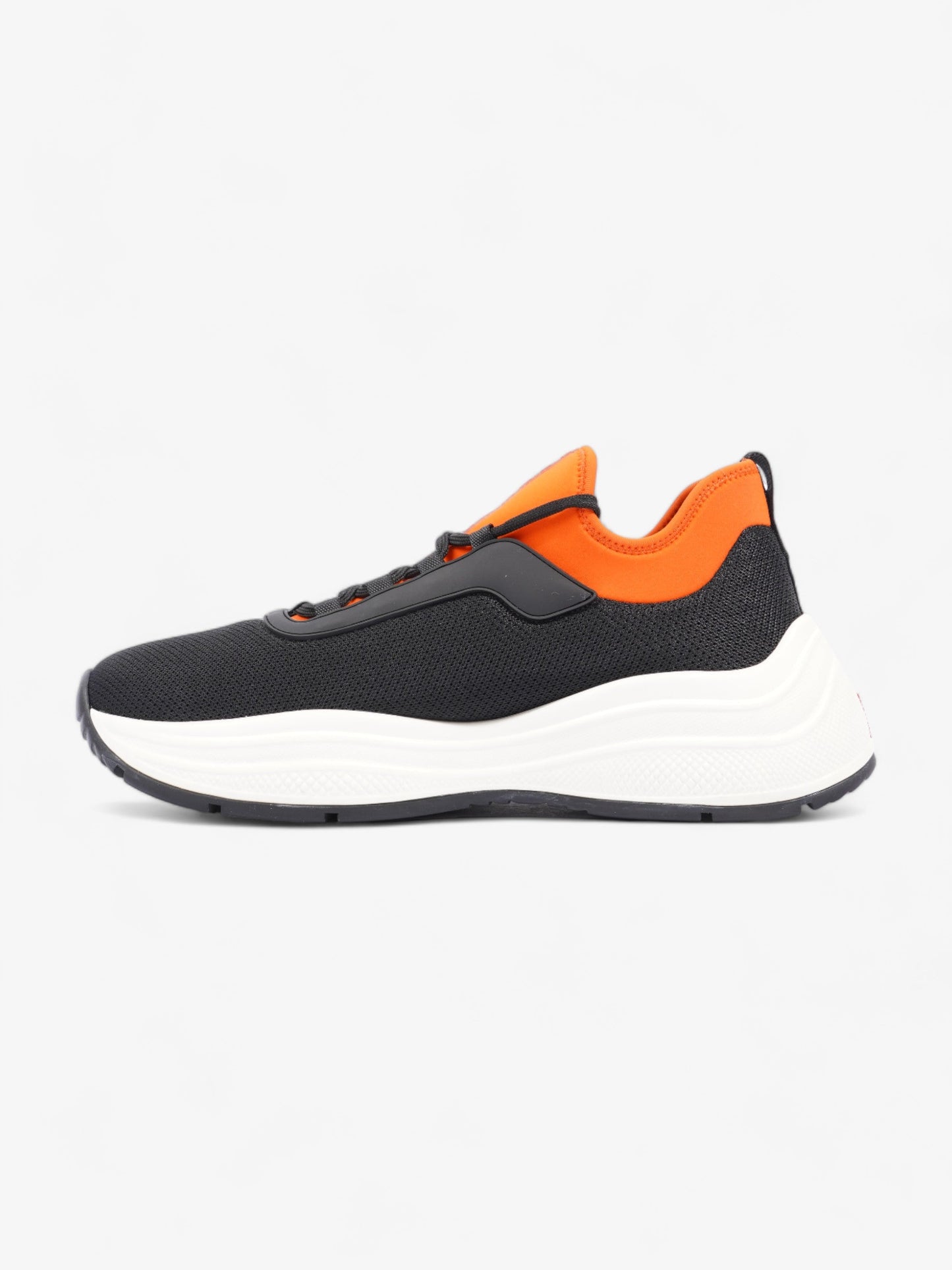 Prada Neoprene Sneakers Black / Orange Neoprene EU 43 UK 9