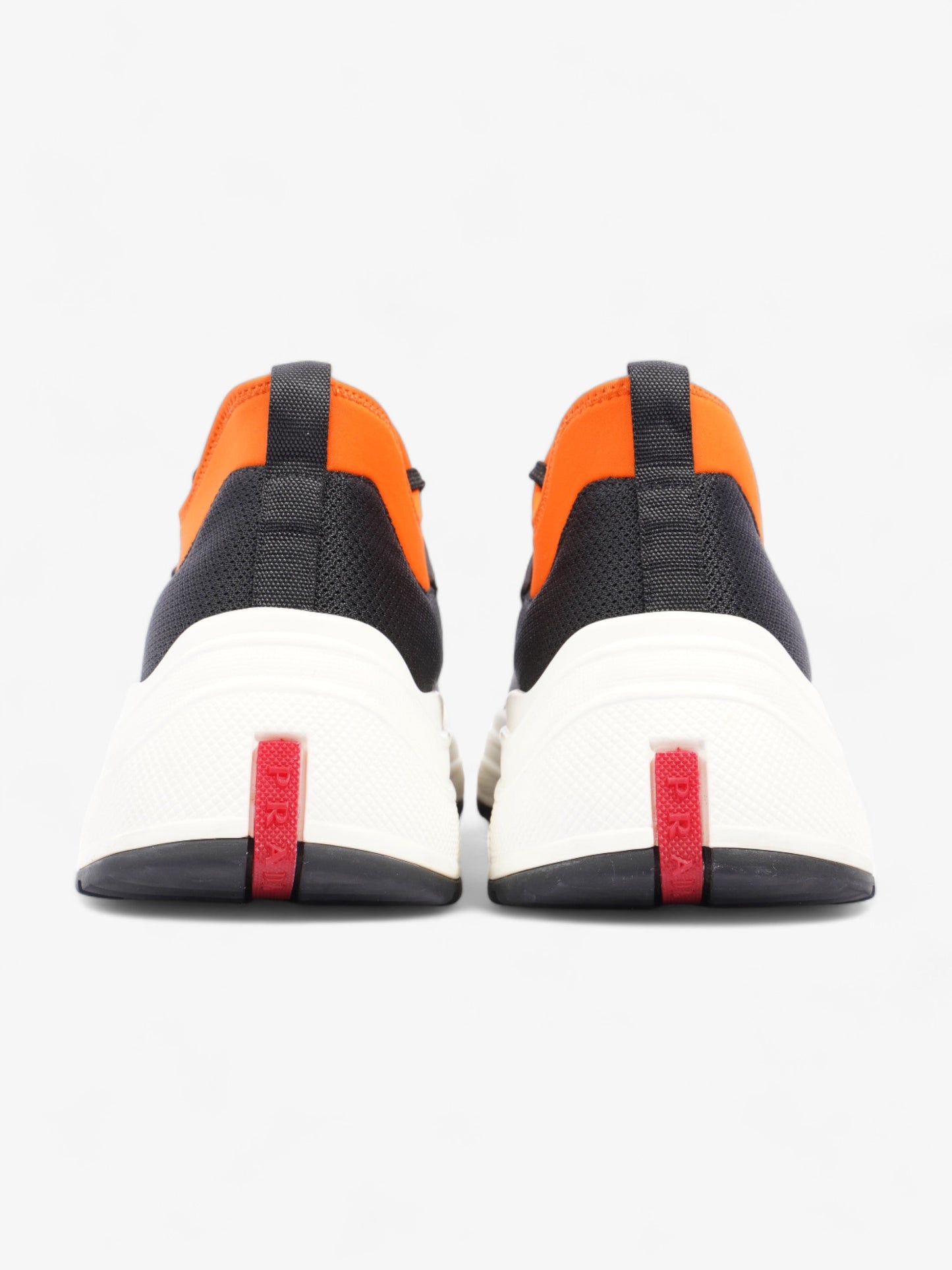 Prada Neoprene Sneakers Black / Orange Neoprene EU 43 UK 9