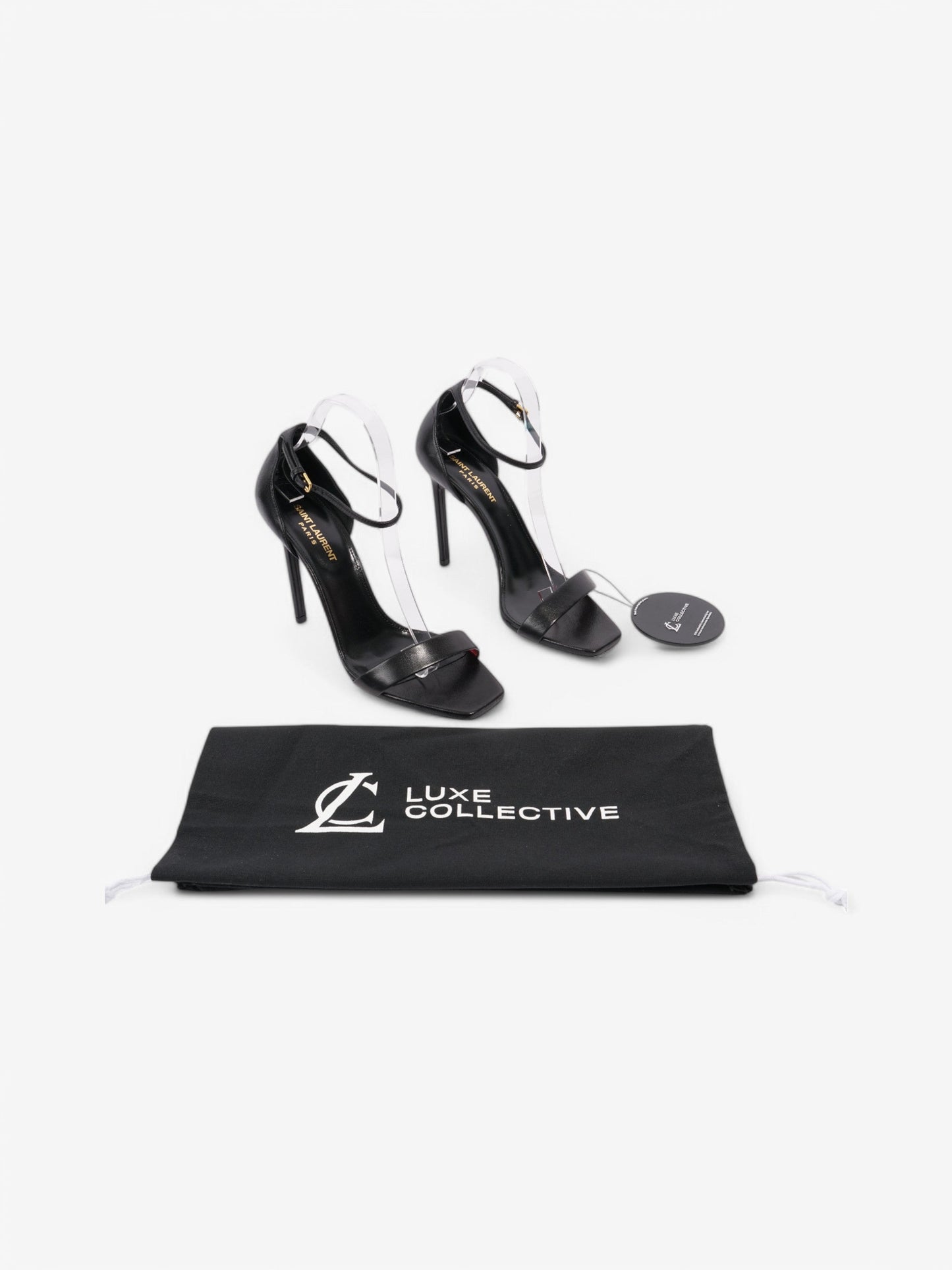 Saint Laurent Amber 110 Black Leather EU 39.5 UK 6.5