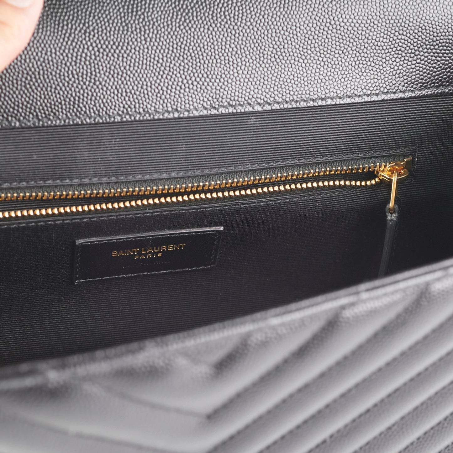 Saint Laurent Large Envelope Black