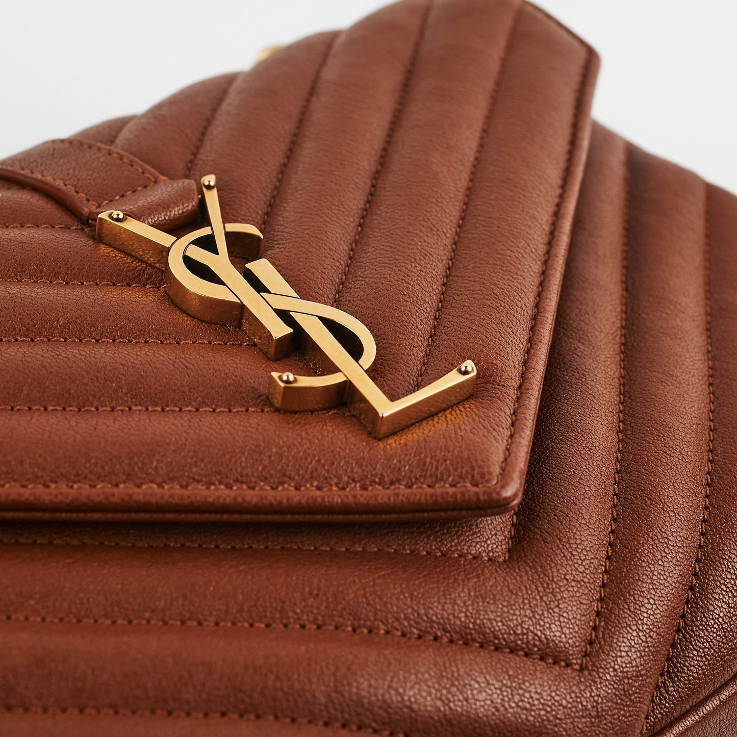 Saint Laurent Medium College Brown Bag