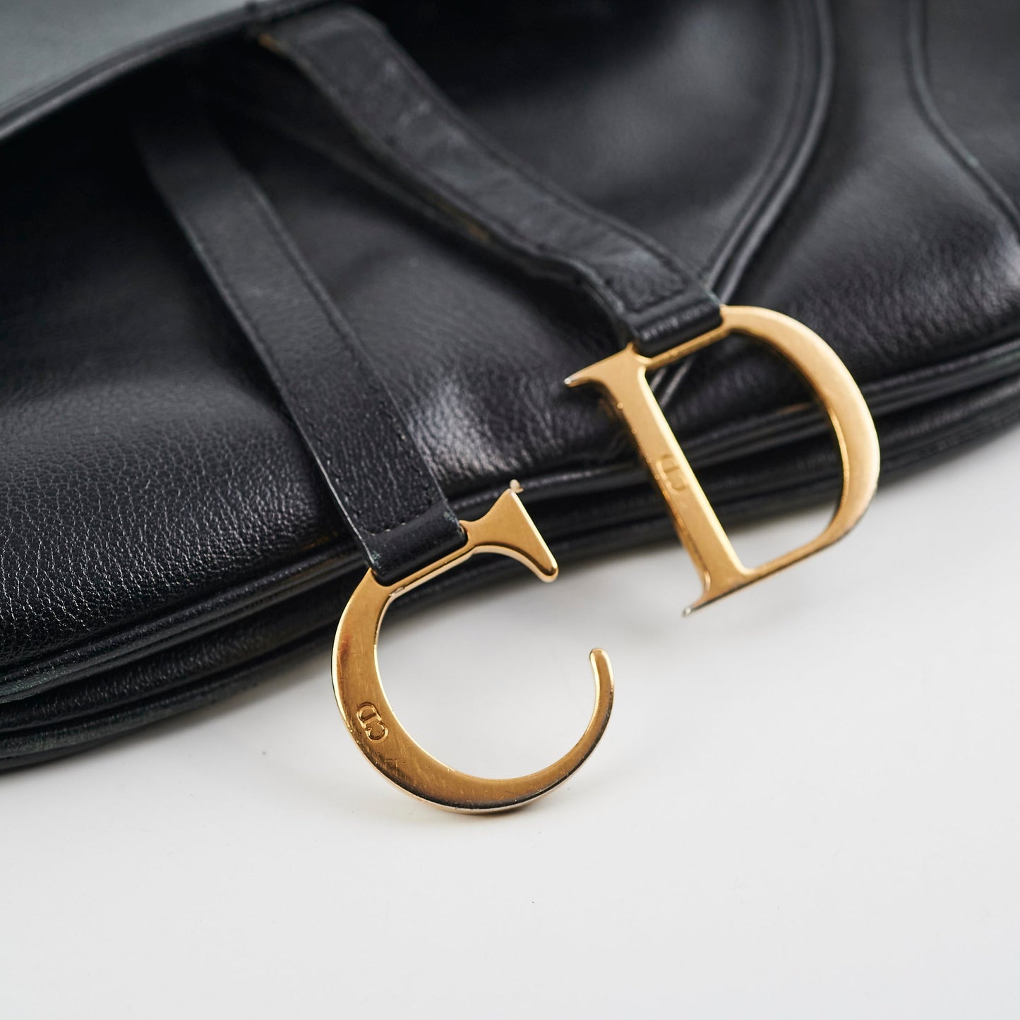 Christian Dior Vintage Shoulder Black Bag