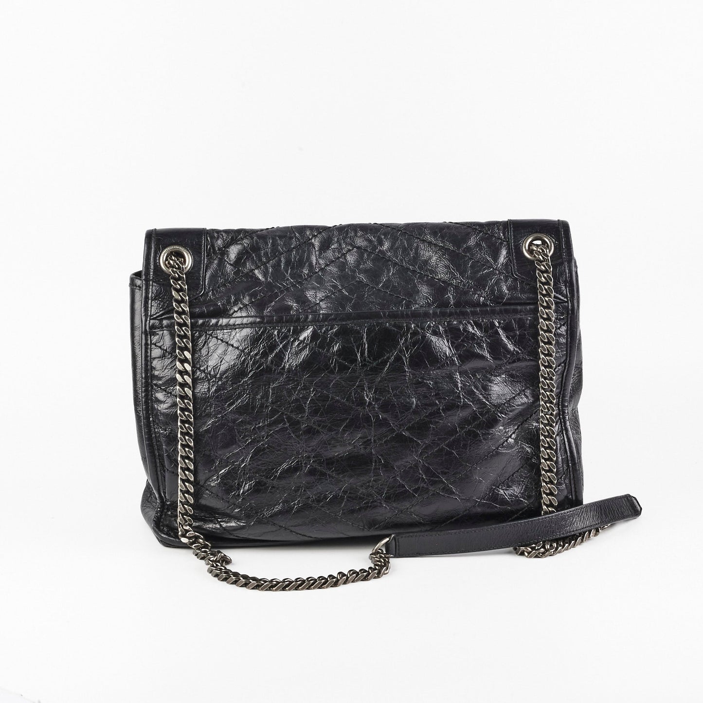 Saint Laurent Niki Large Black Vintage Leather