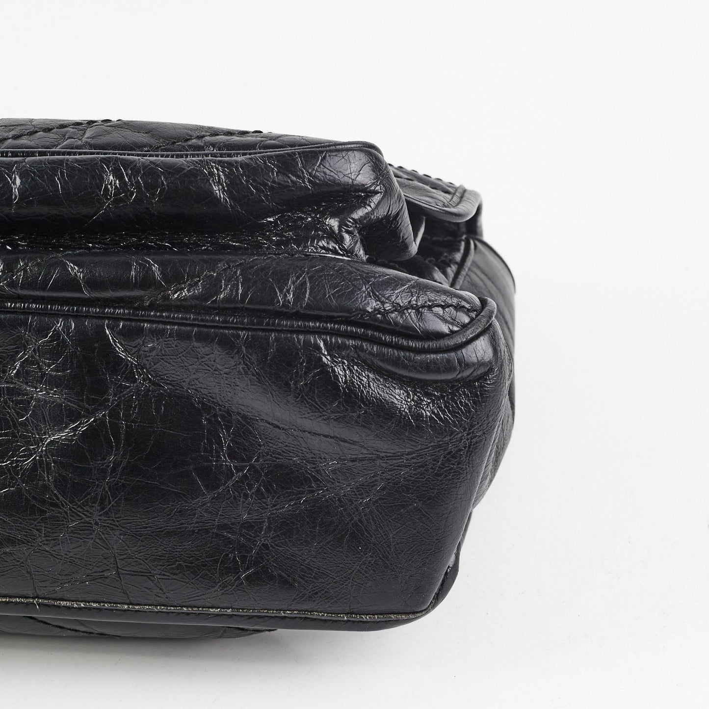 Saint Laurent Niki Large Black Vintage Leather