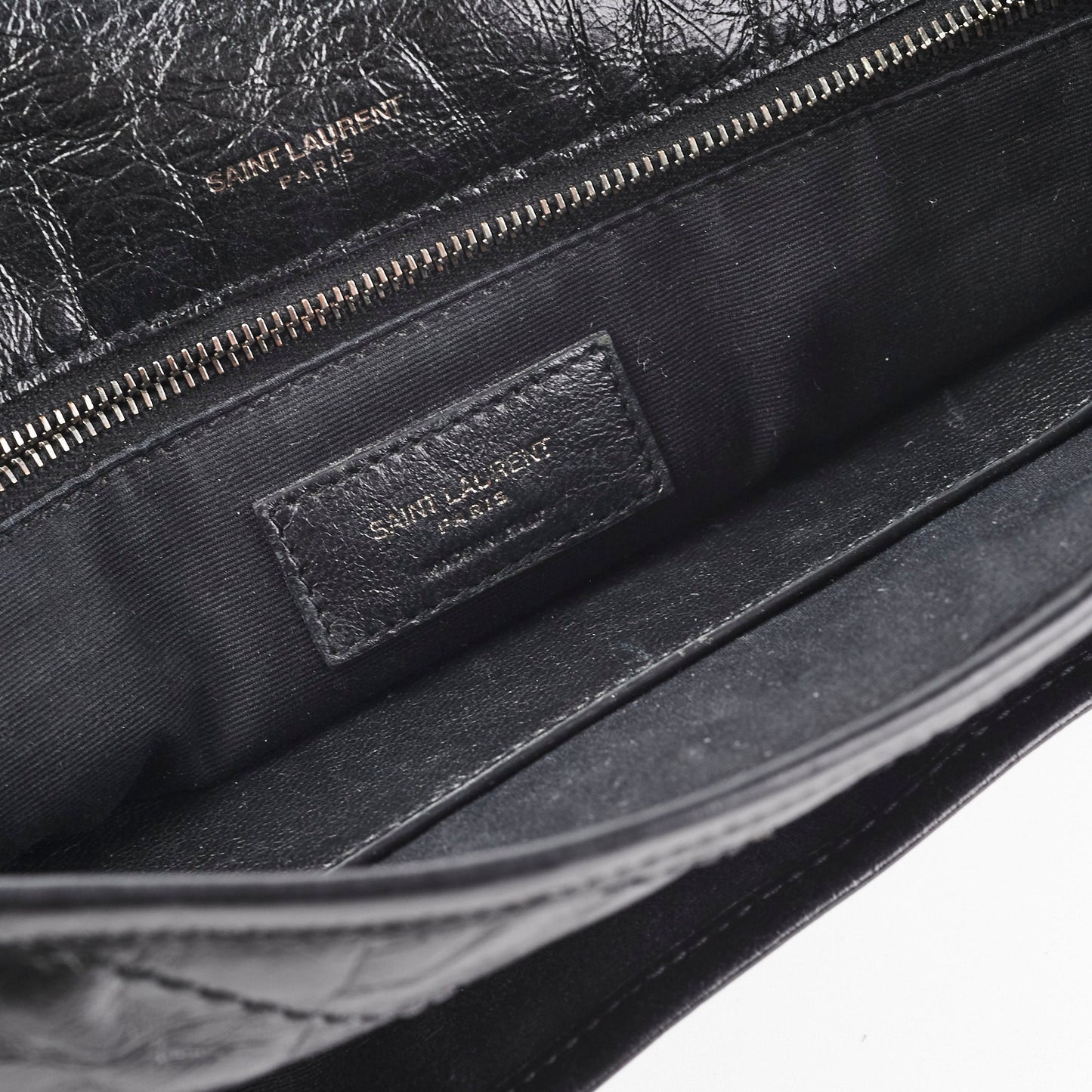 Saint Laurent Niki Large Black Vintage Leather