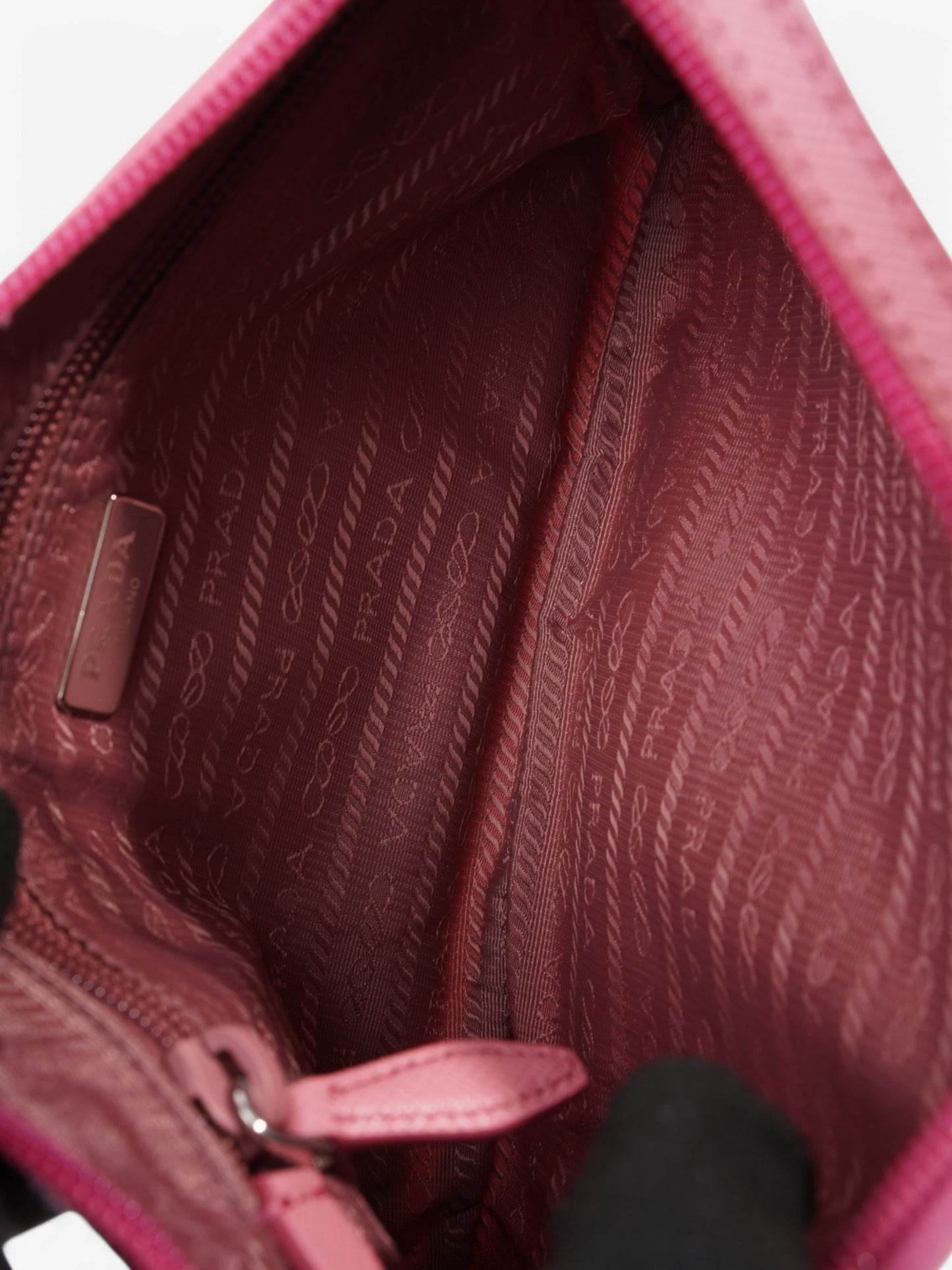 Prada Shoulder Bag Pink Nylon