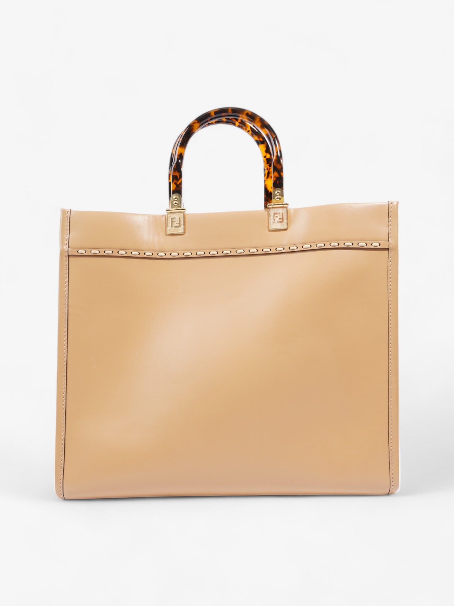Fendi Sunshine Brown Leather Medium