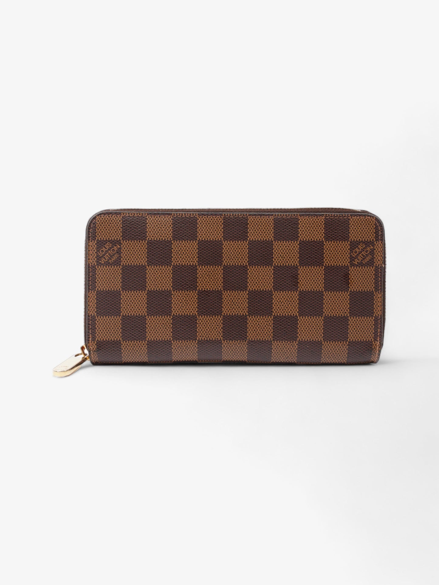 Louis Vuitton Zippy Wallet Damier Ebene Coated Canvas