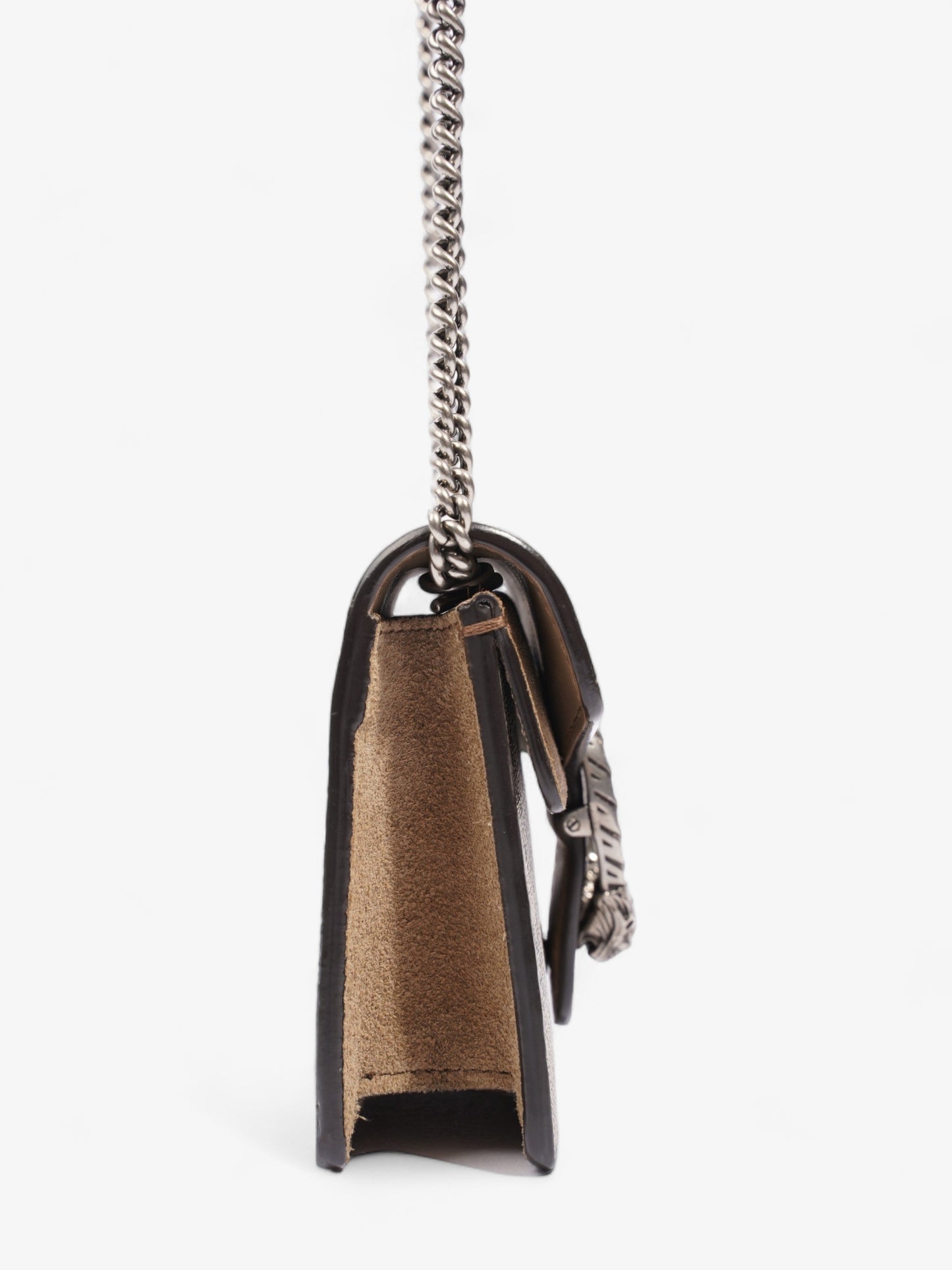 Gucci Dionysus Super Mini Beige And Ebony GG Supreme Coated Canvas