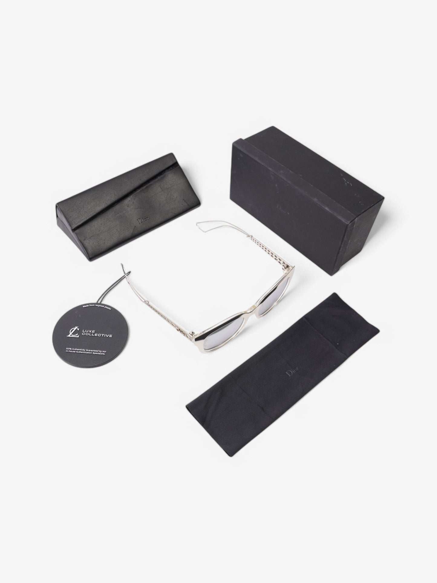 Christian Dior Mirror Sunglasses Silver 150mm