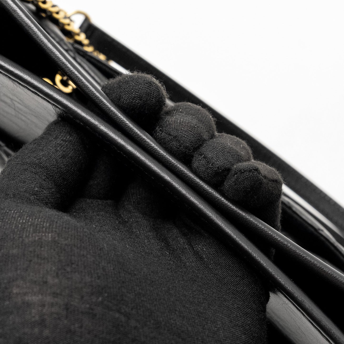 Chanel 23S Clutch Bag With Chain Calfskin Black Brush (microchip)