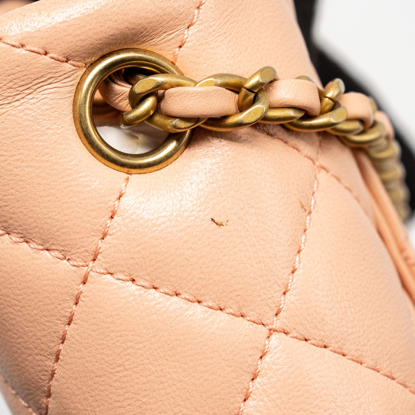 Chanel Pearl Crush Mini Rectangular Flap Bag Lambskin Pink (Microchip)