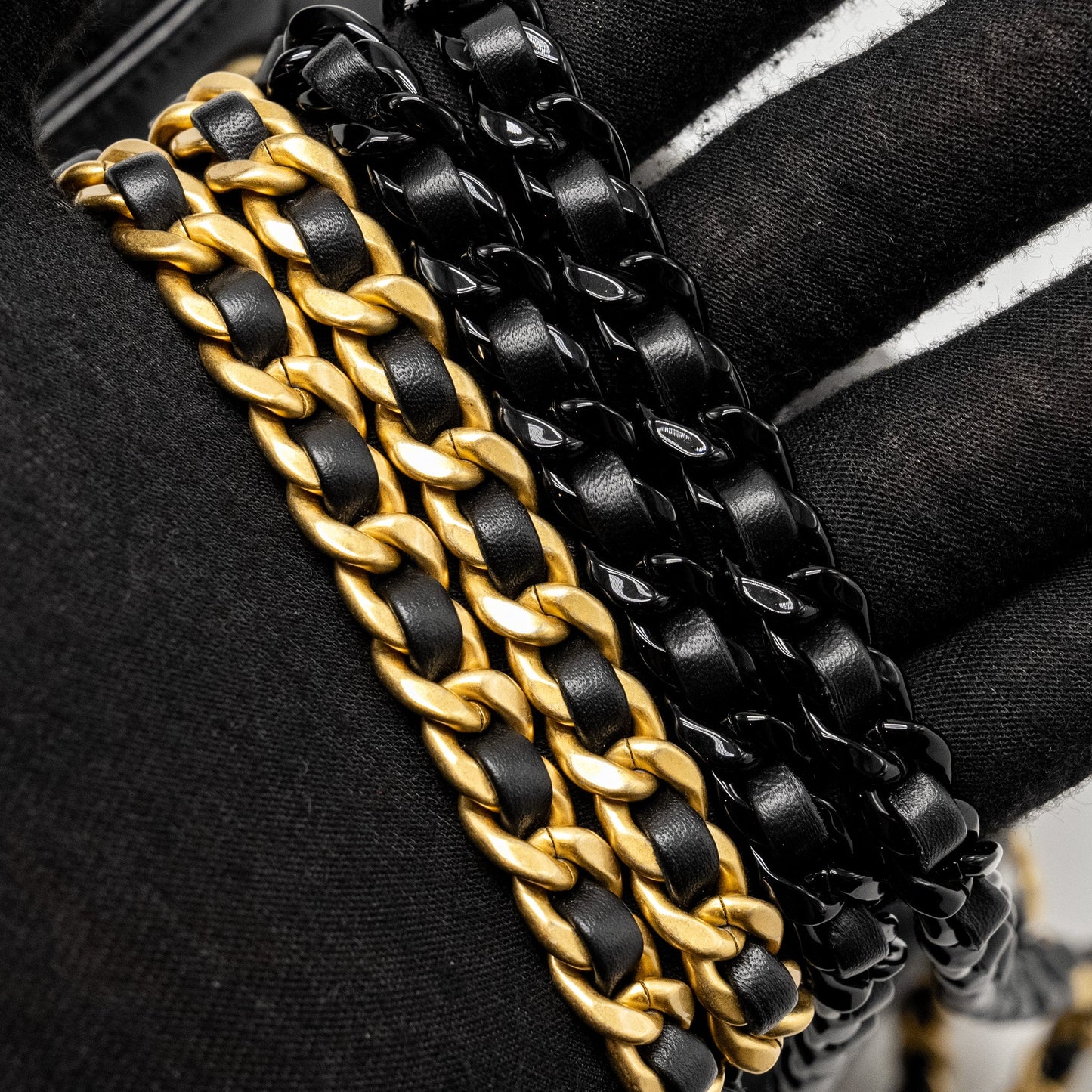 Chanel 22S Candy Chains Mini Bucket Backpack Lambskin Black (Microchip)