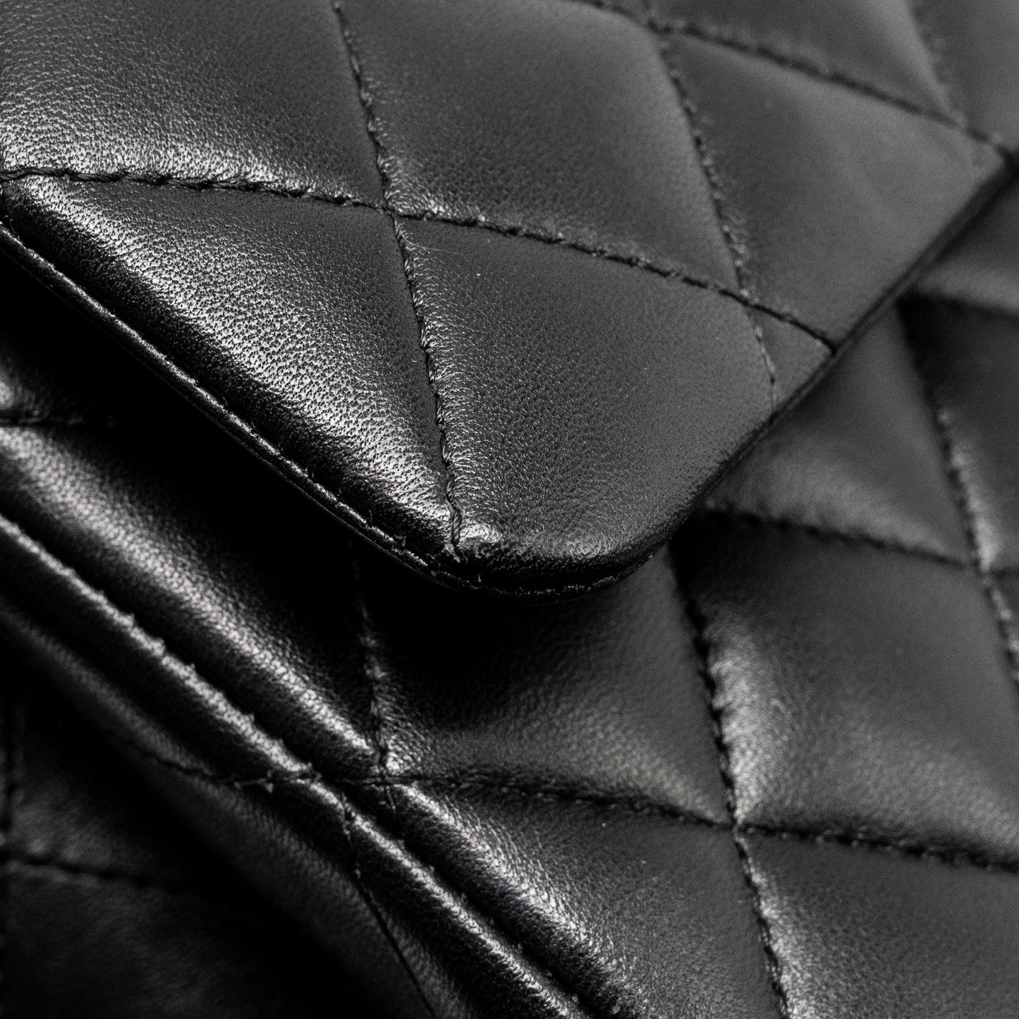 Chanel Medium Classic Double Flap Bag Lambskin Black