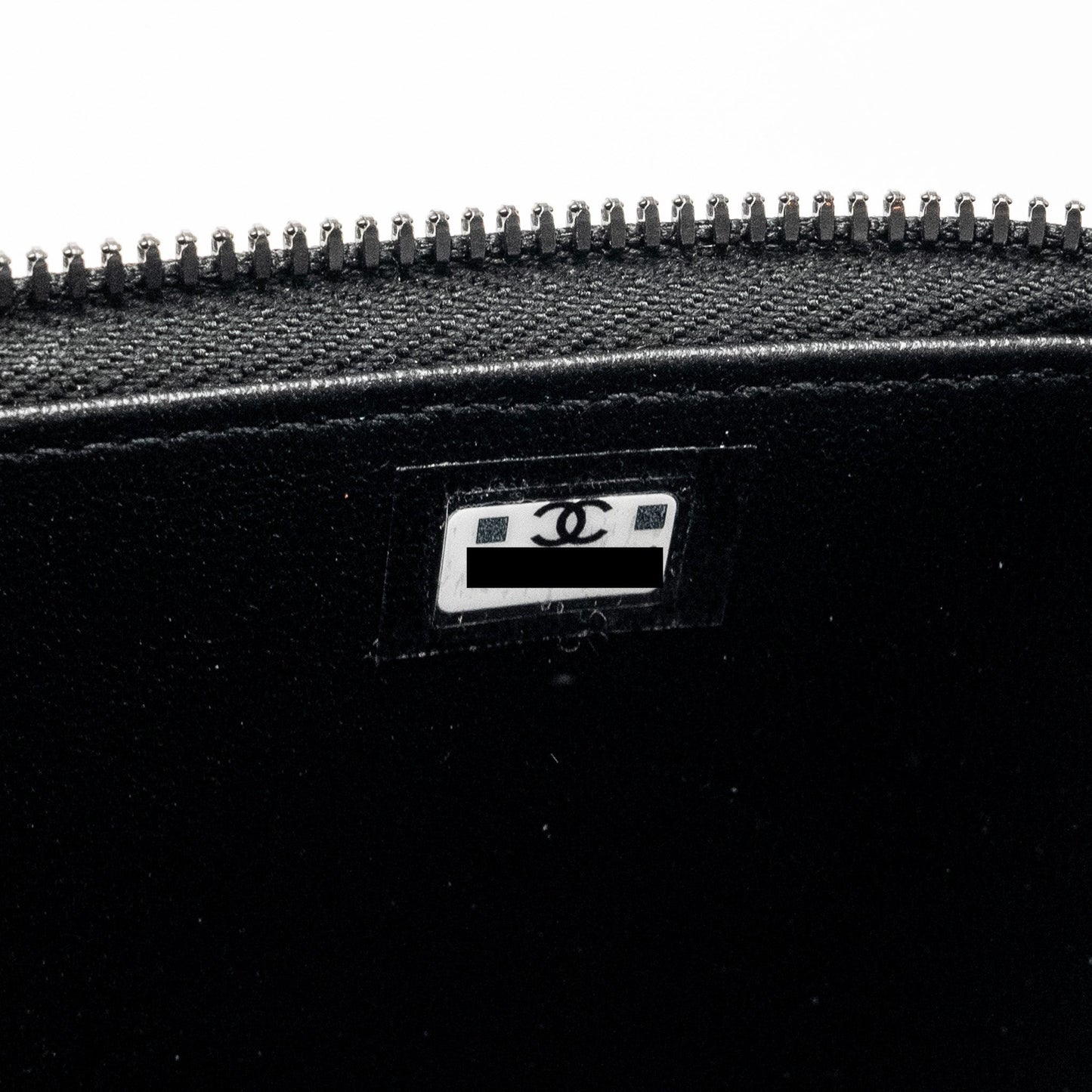 Chanel Long Vanity Case Lambskin SO Black (Microchip)