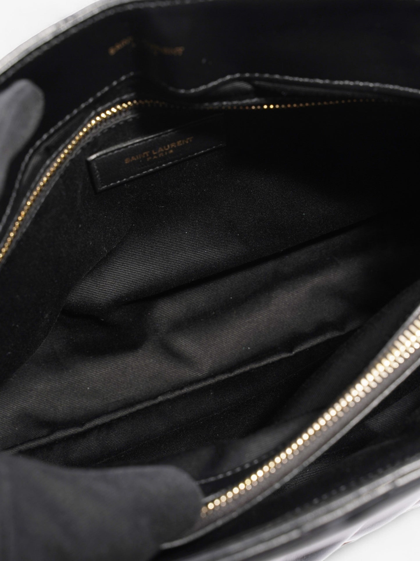Saint Laurent Lou Lou Black Leather Medium