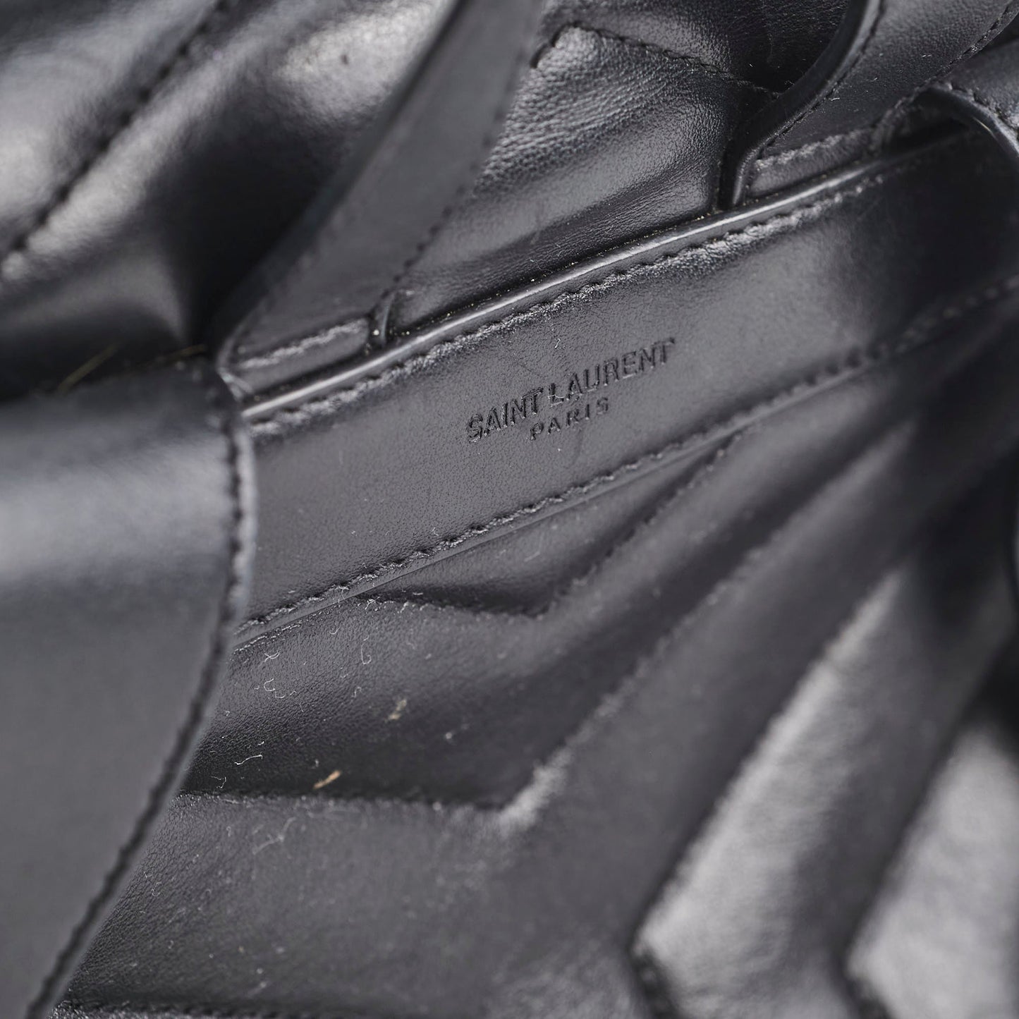 Saint Laurent Lou Small Black Backpack