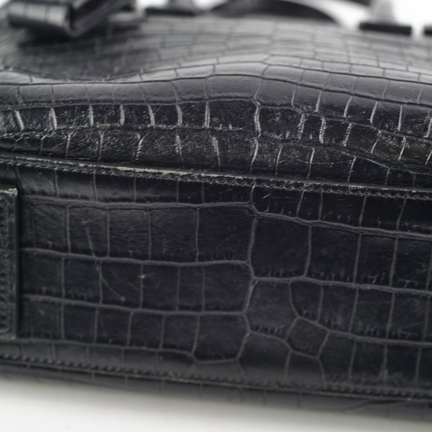 Saint Laurent Nano Sac De Jour Embossed Black
