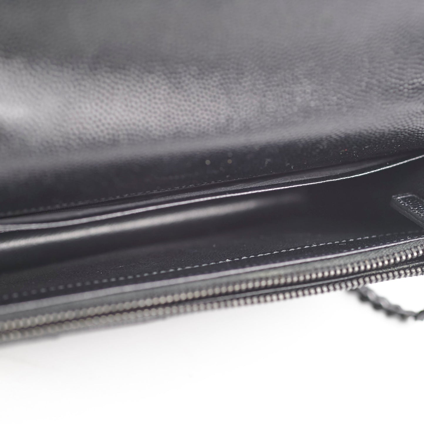 Saint Laurent Cassandre Envelope Wallet On Chain WOC Black