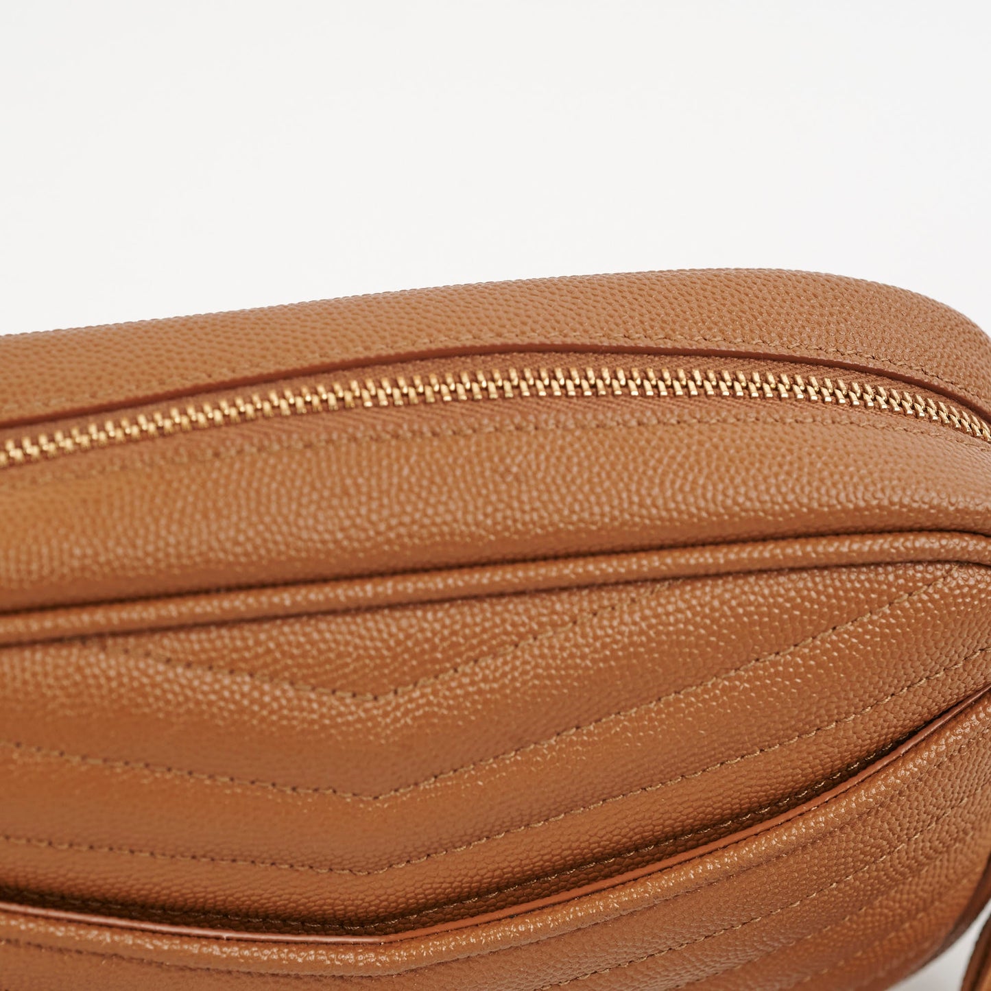 Saint Laurent Mini Lou Tan Crossbody Bag