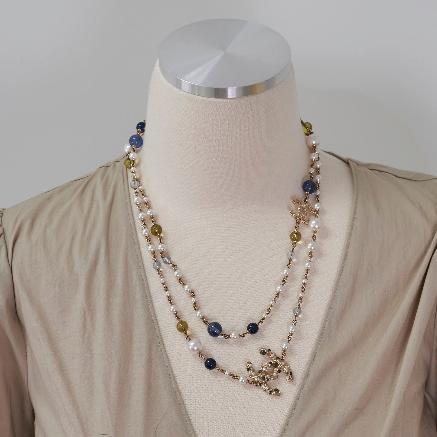 Chanel Long Pearl Necklace 23A