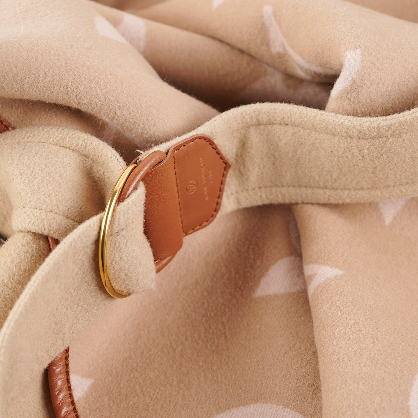 Louis Vuitton Belted Double Face Hooded Wrap Coat Size 36