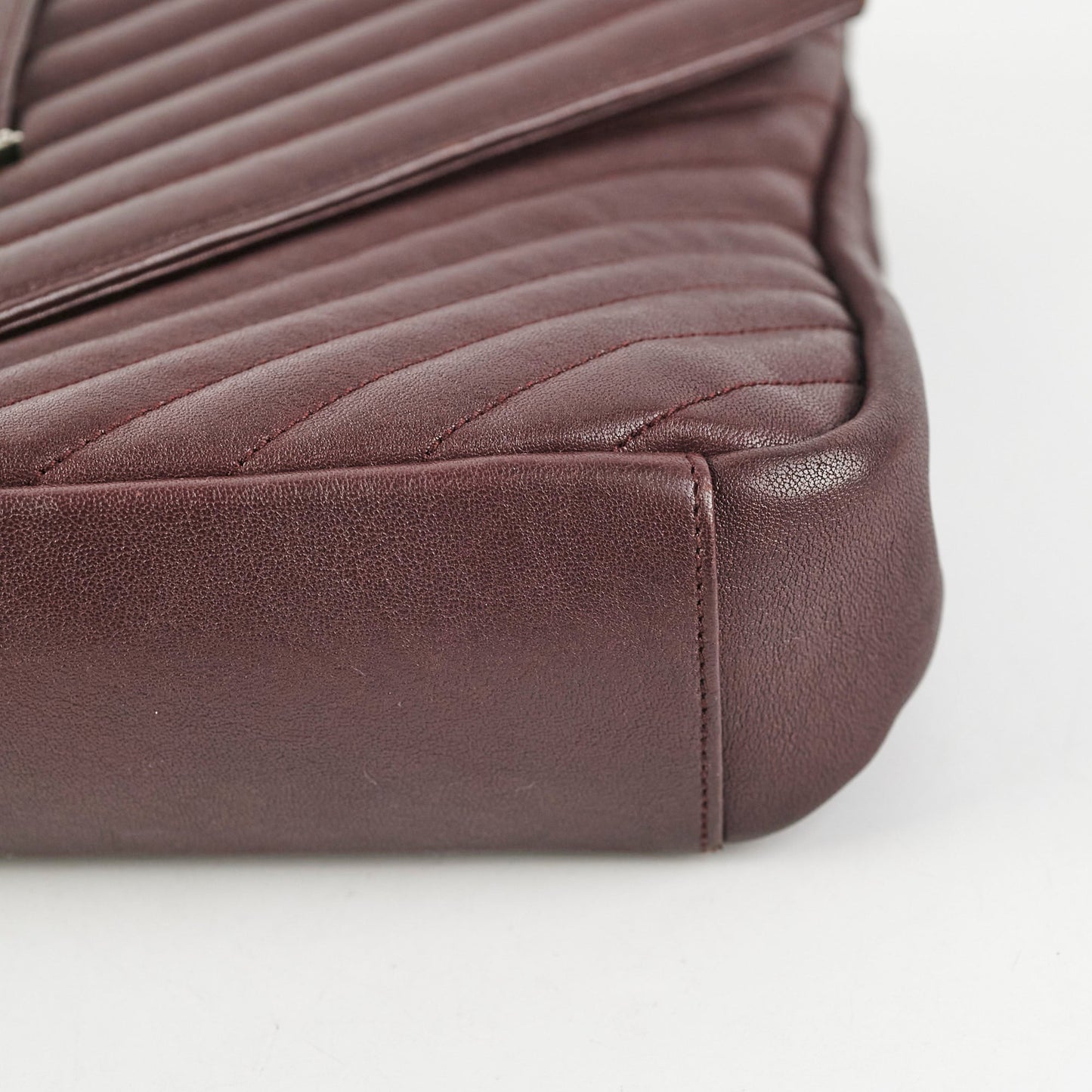 Saint Laurent College Burgundy Large