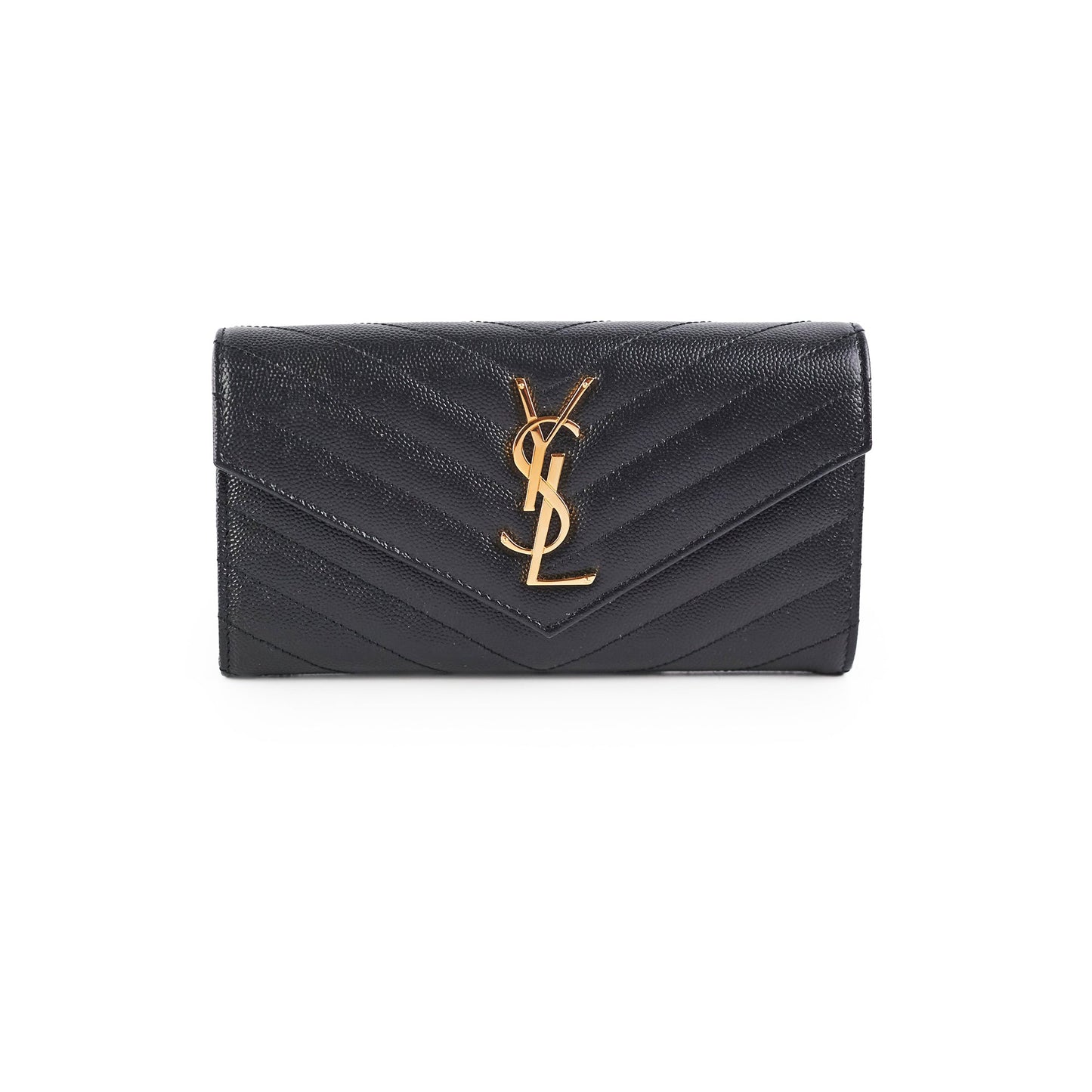 Saint Laurent Envelope Wallet Black