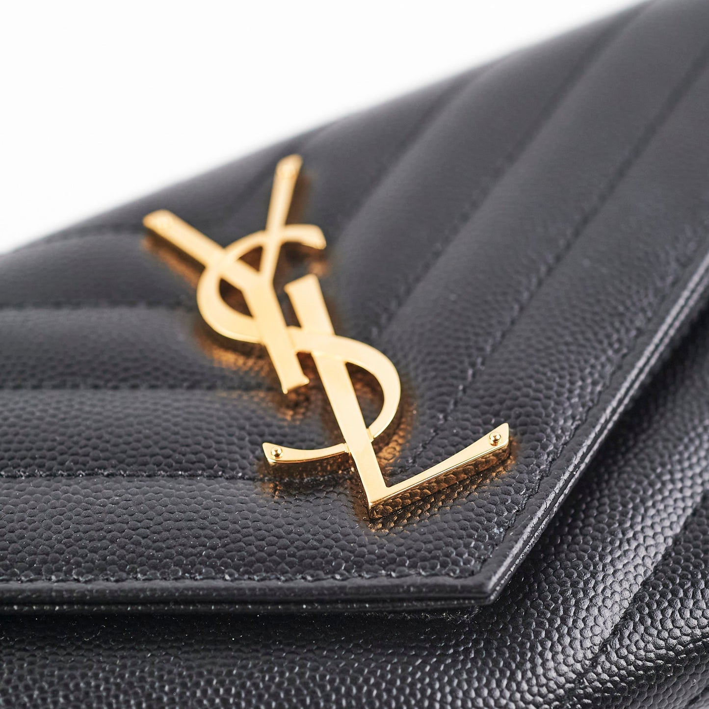 Saint Laurent Envelope Wallet Black