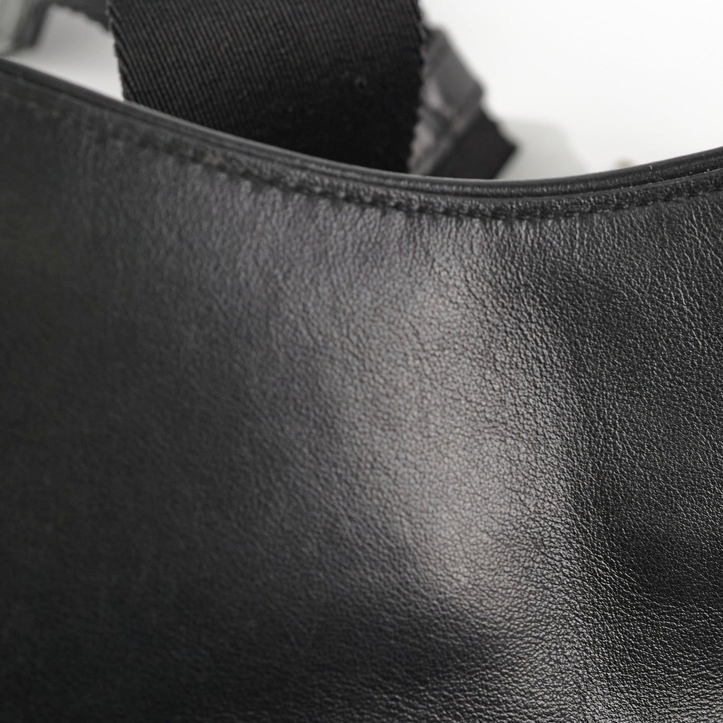 Christian Dior Mens Oblique Leather Saddle Bag