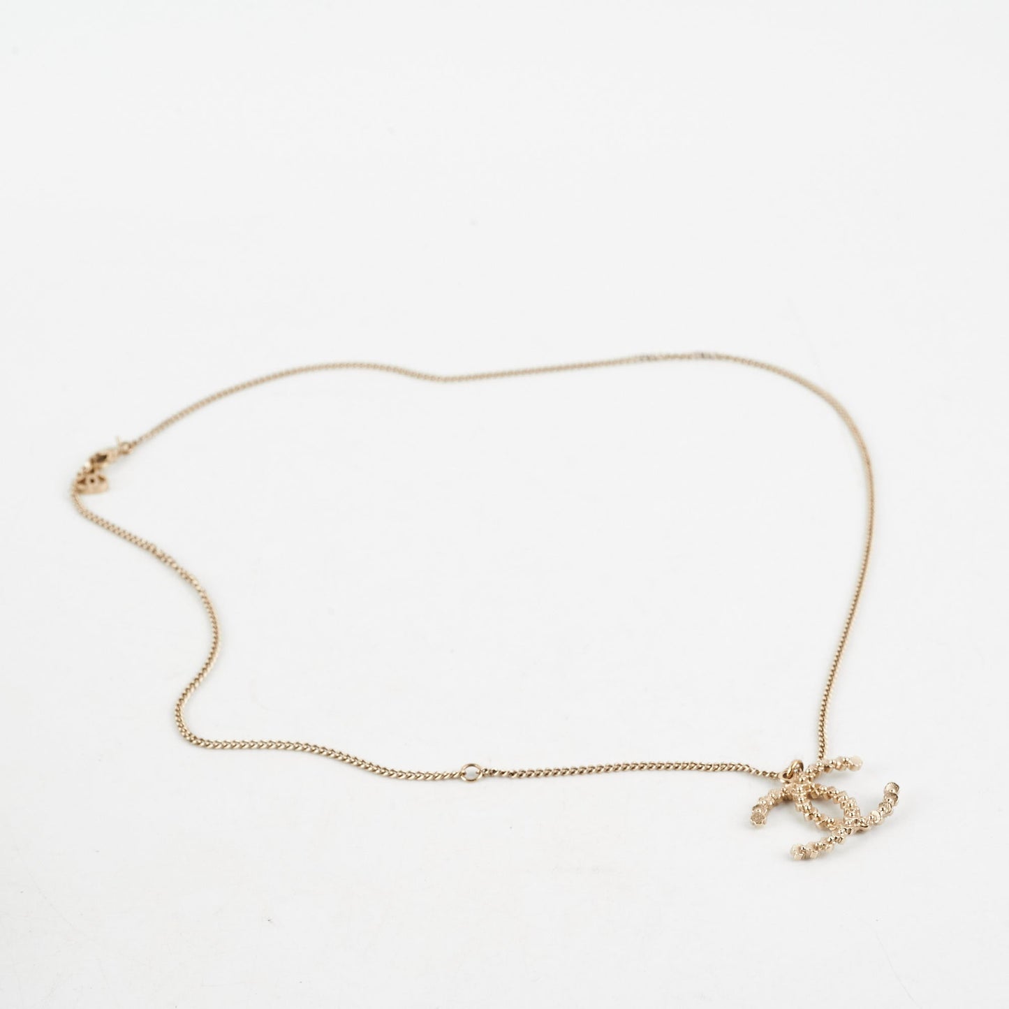 Chanel Gold Rhinestone Necklace Costume Jewellery