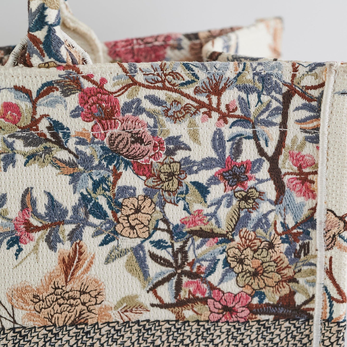Christian Dior Embriodered Large Book Tote