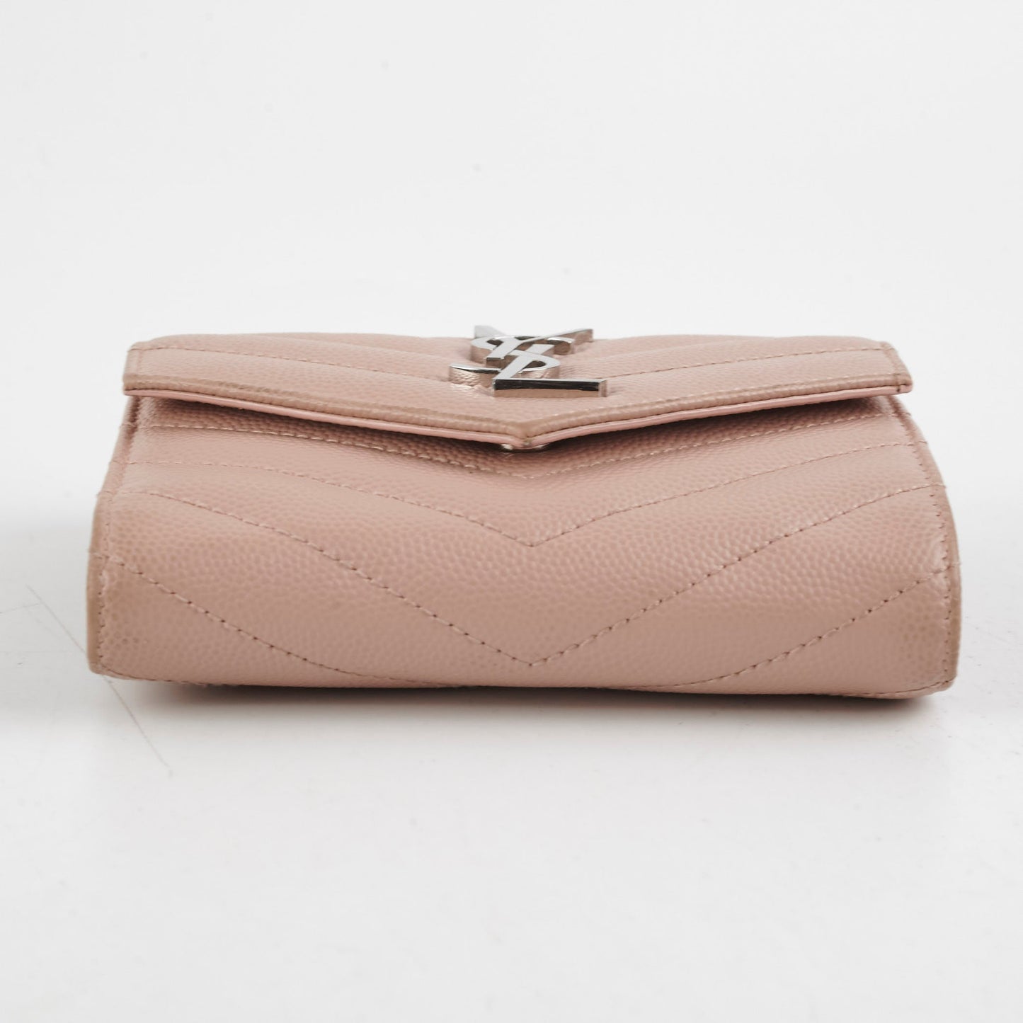 Saint Laurent Matelesse Bi-Fold Wallet Light Pink