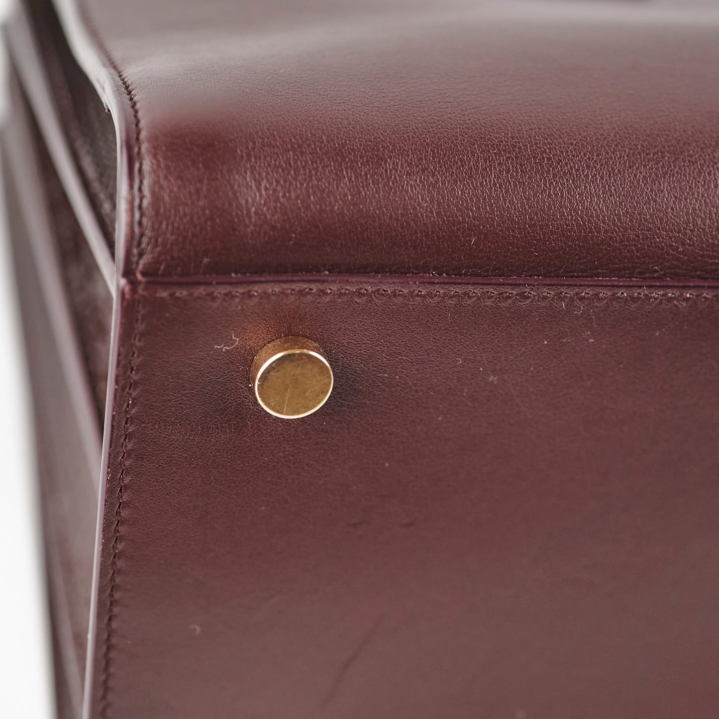 Saint Laurent Sac De Jour Burgundy Small