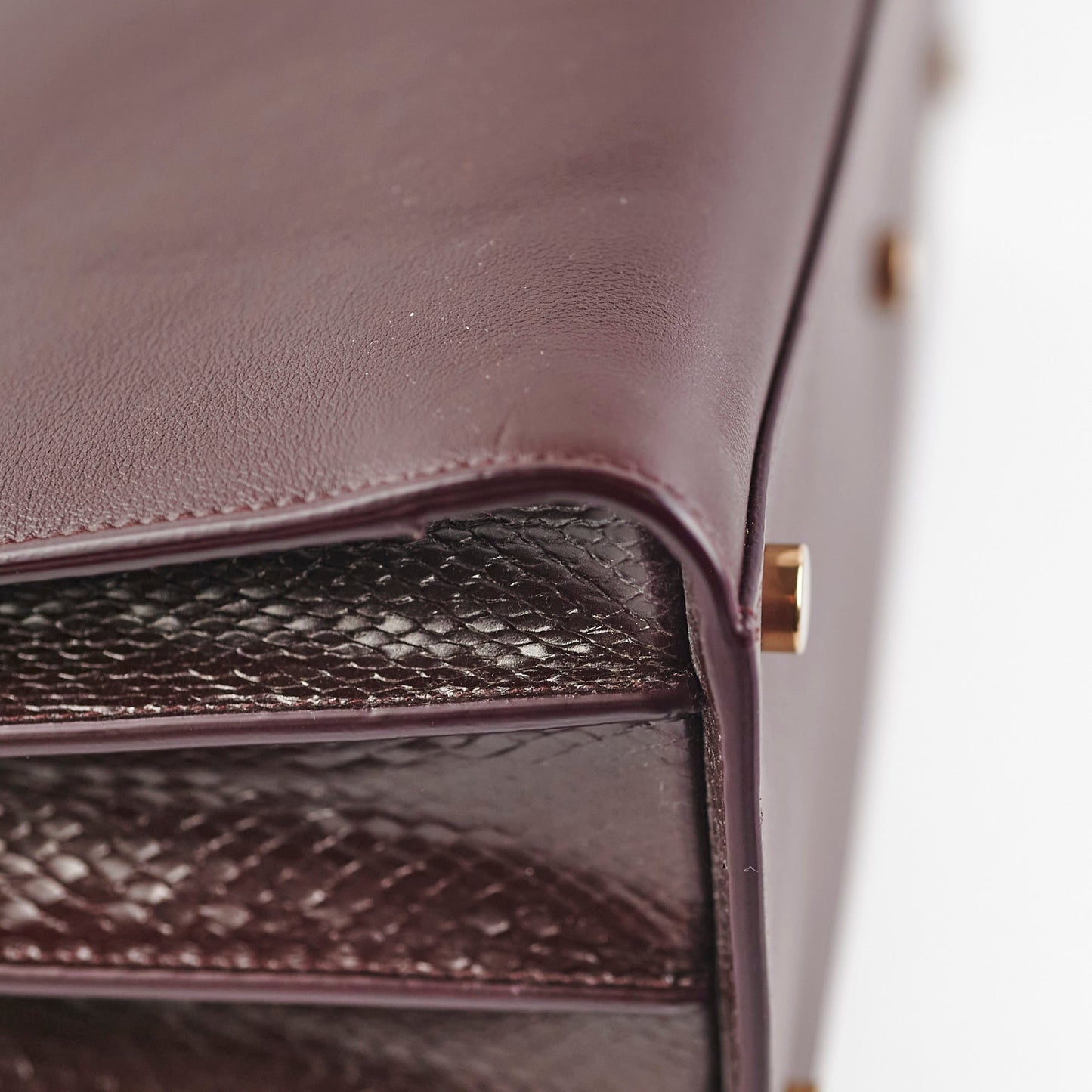 Saint Laurent Sac De Jour Burgundy Small