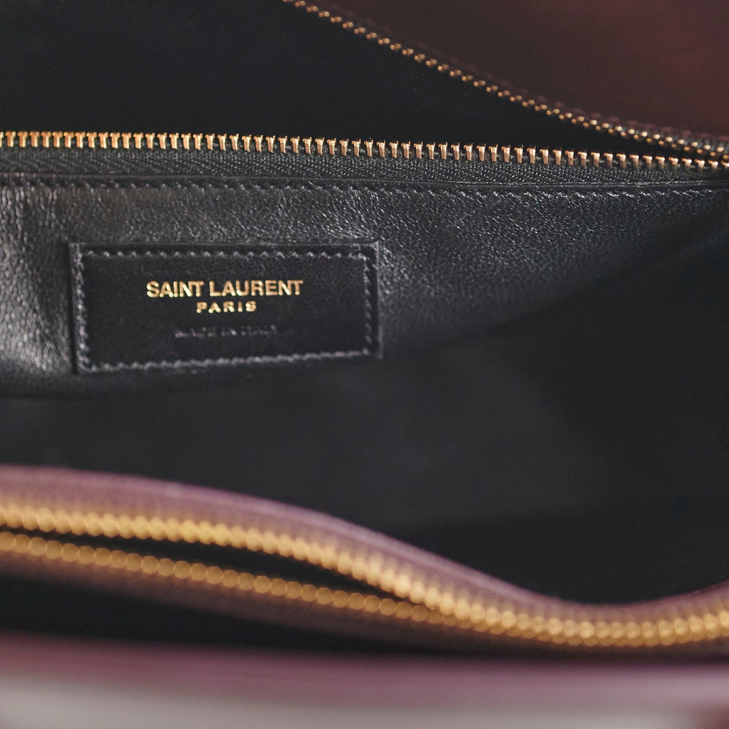 Saint Laurent Sac De Jour Burgundy Small