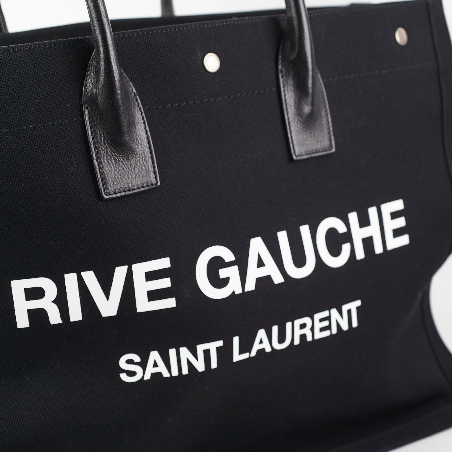 Saint Laurent Rive Gauche Tote Black