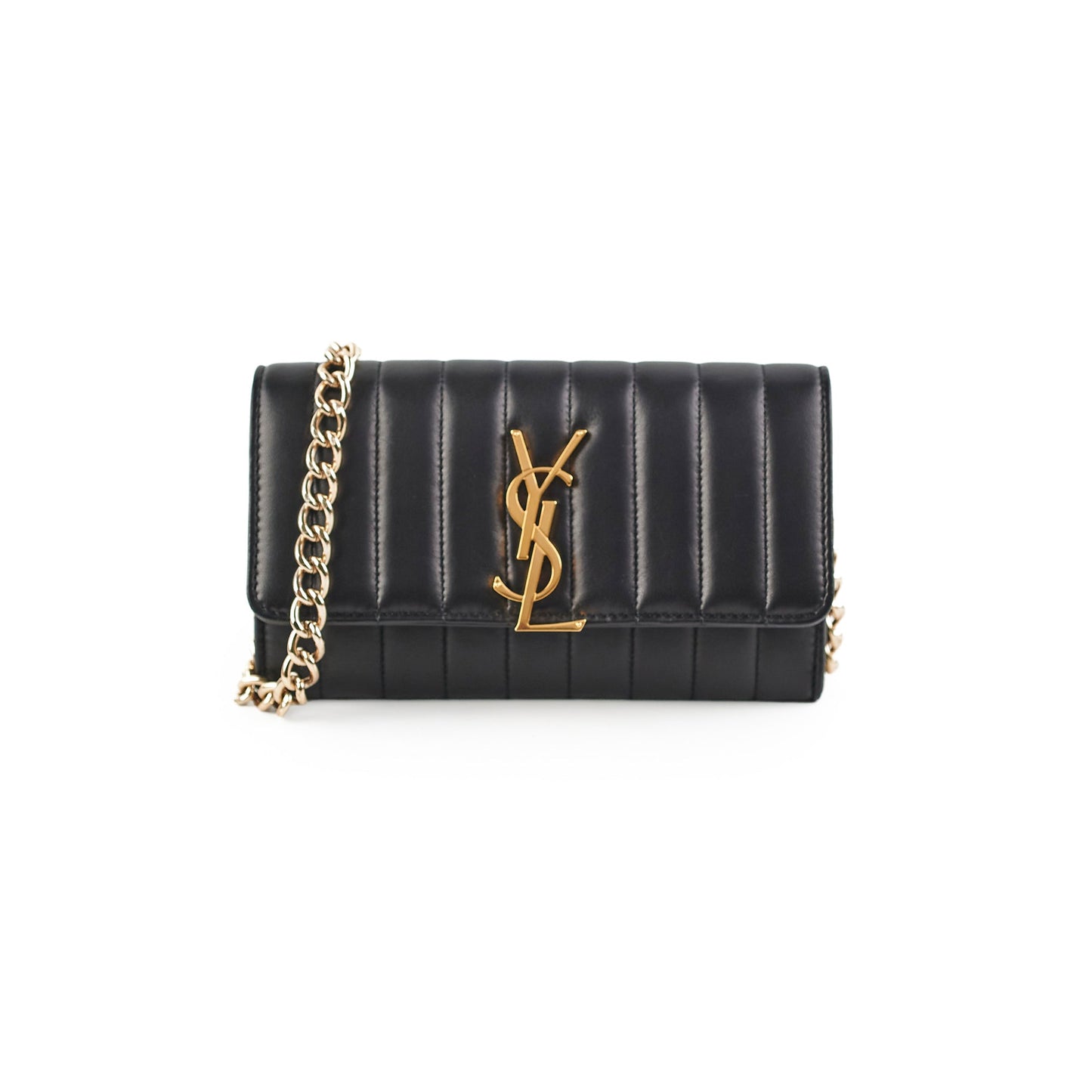Saint Laurent Vicky Wallet Black