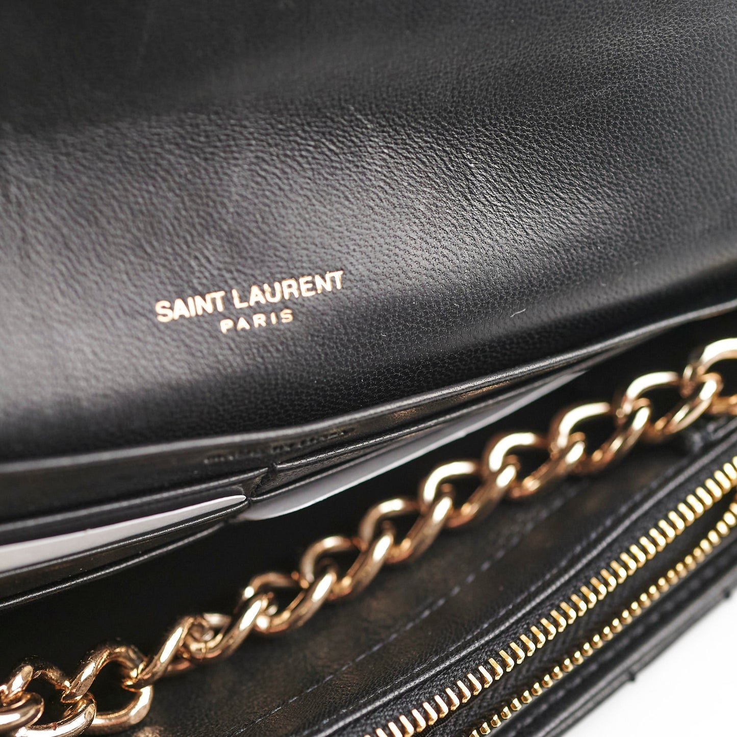 Saint Laurent Vicky Wallet Black