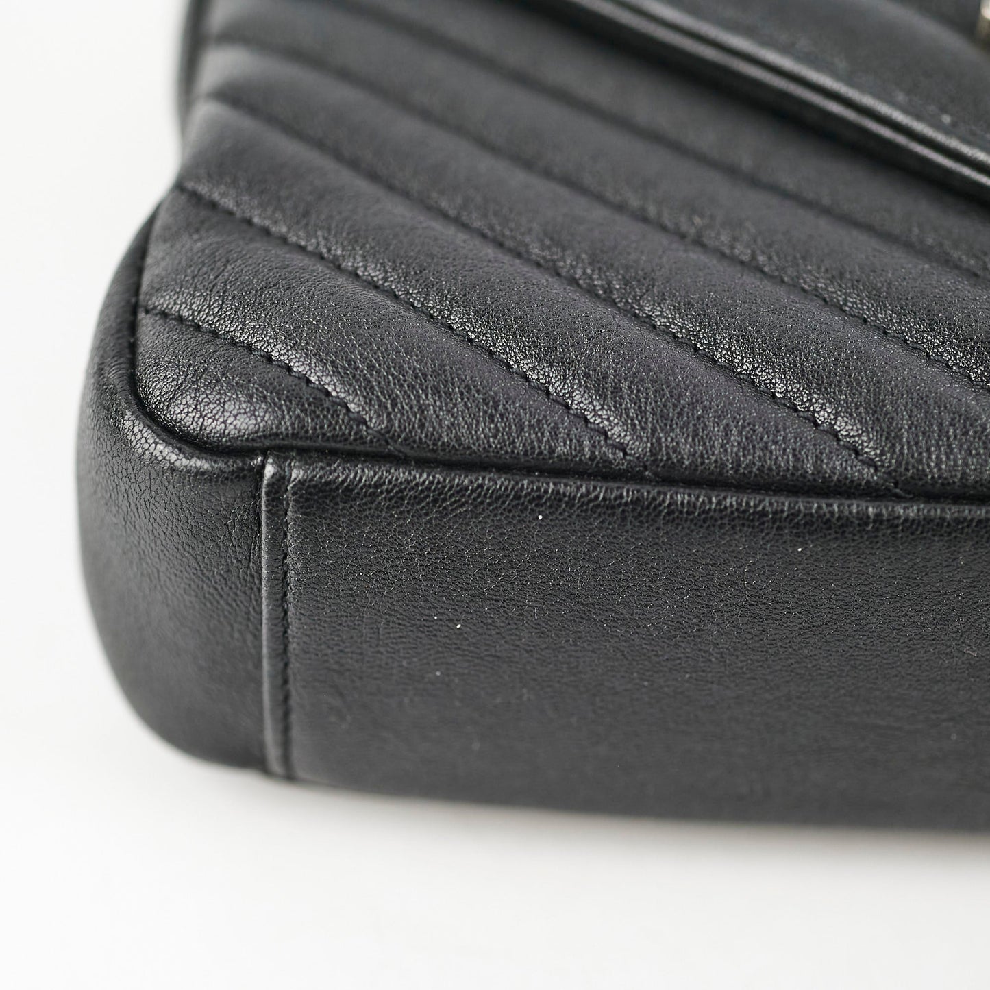 Saint Laurent Medium College Black Bag